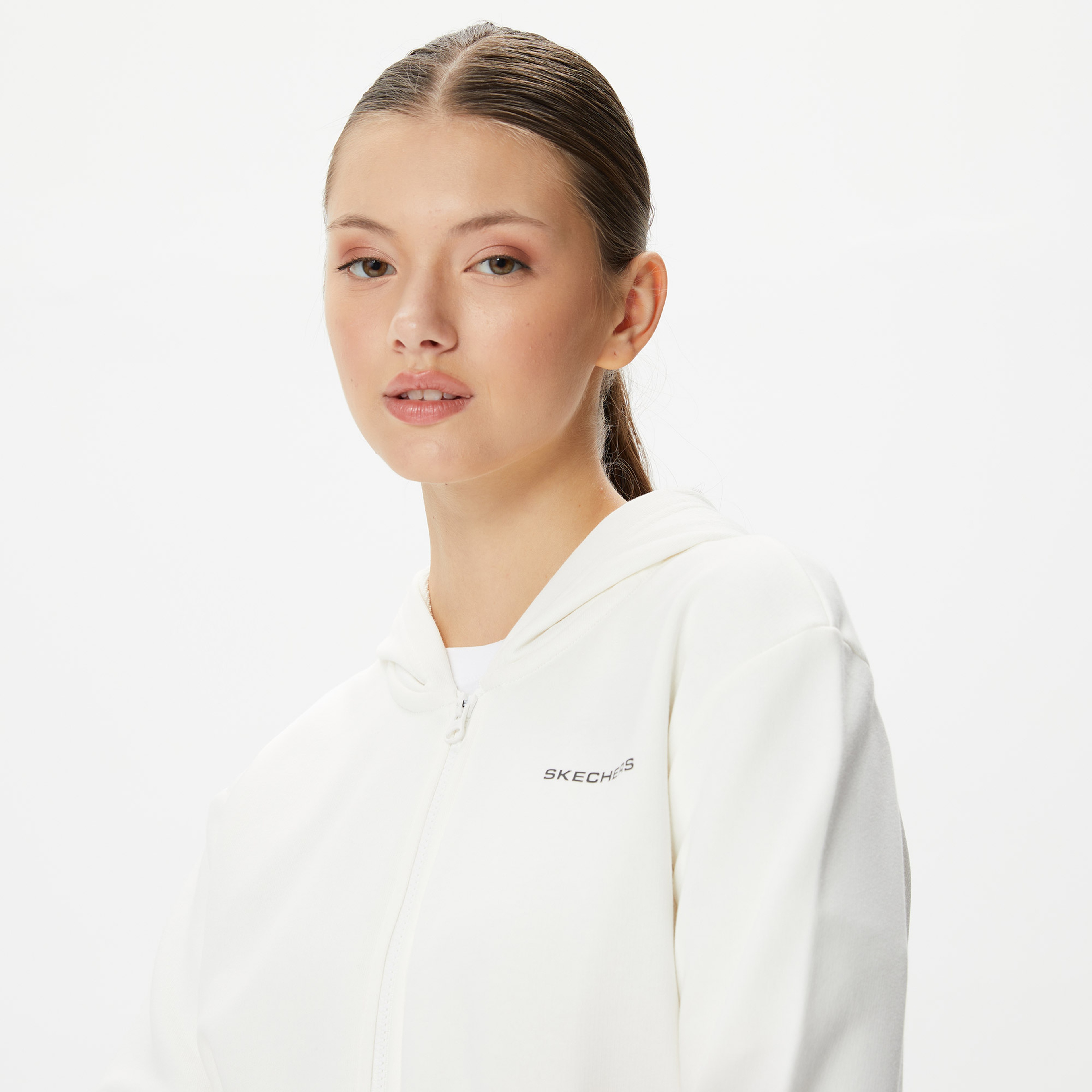 Skechers Kadın Beyaz Ceket
