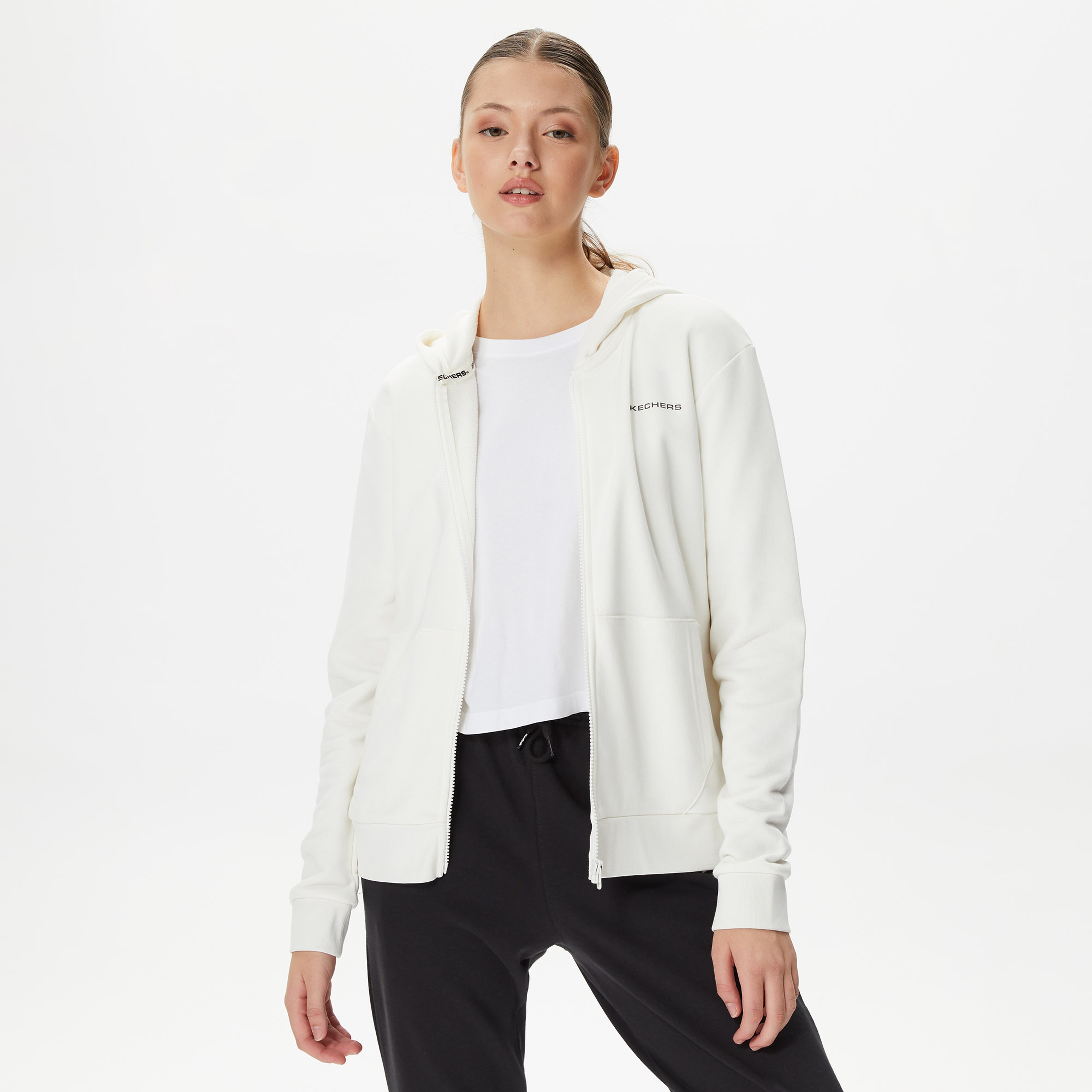 Skechers Kadın Beyaz Ceket