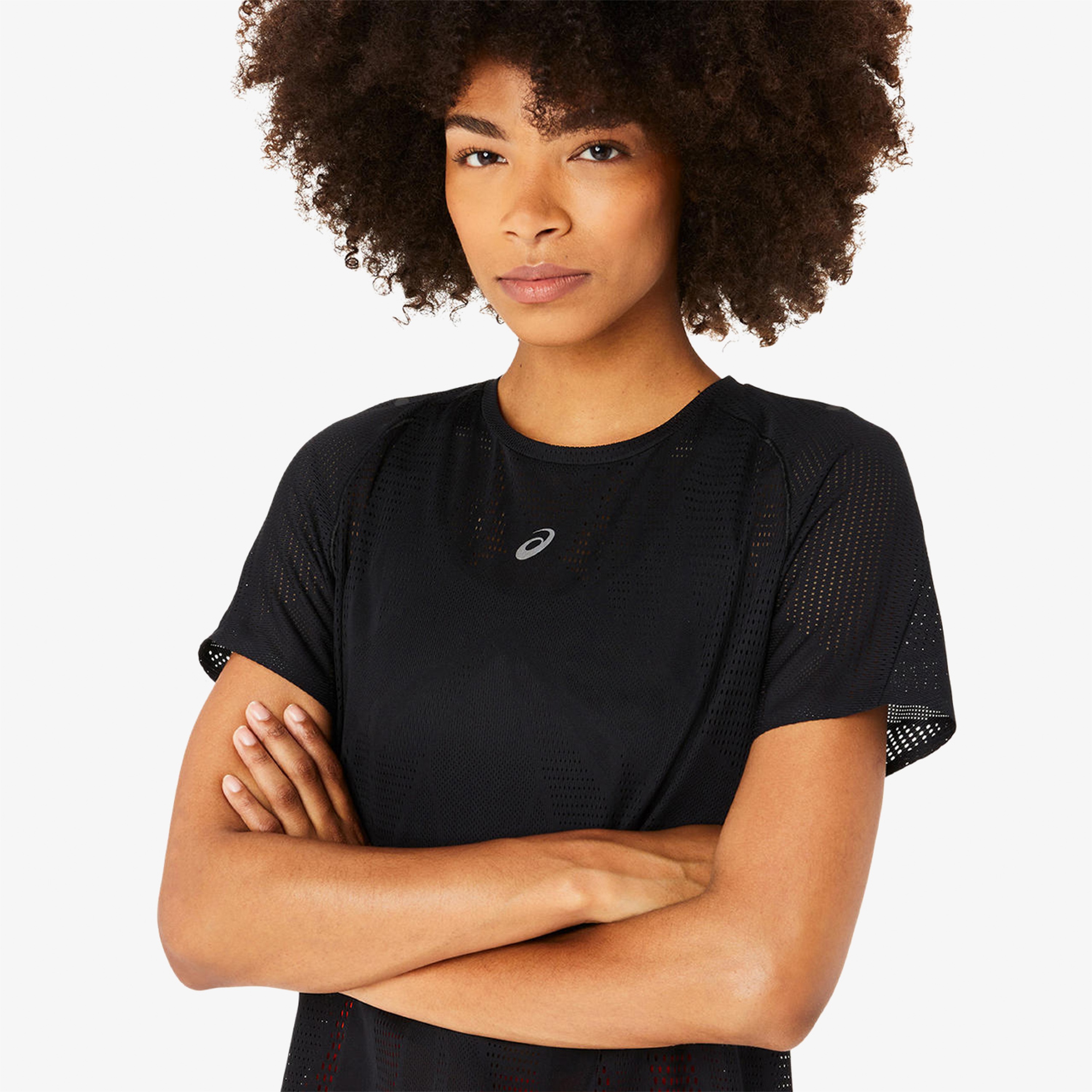 Asics Kadın Siyah T-Shirt