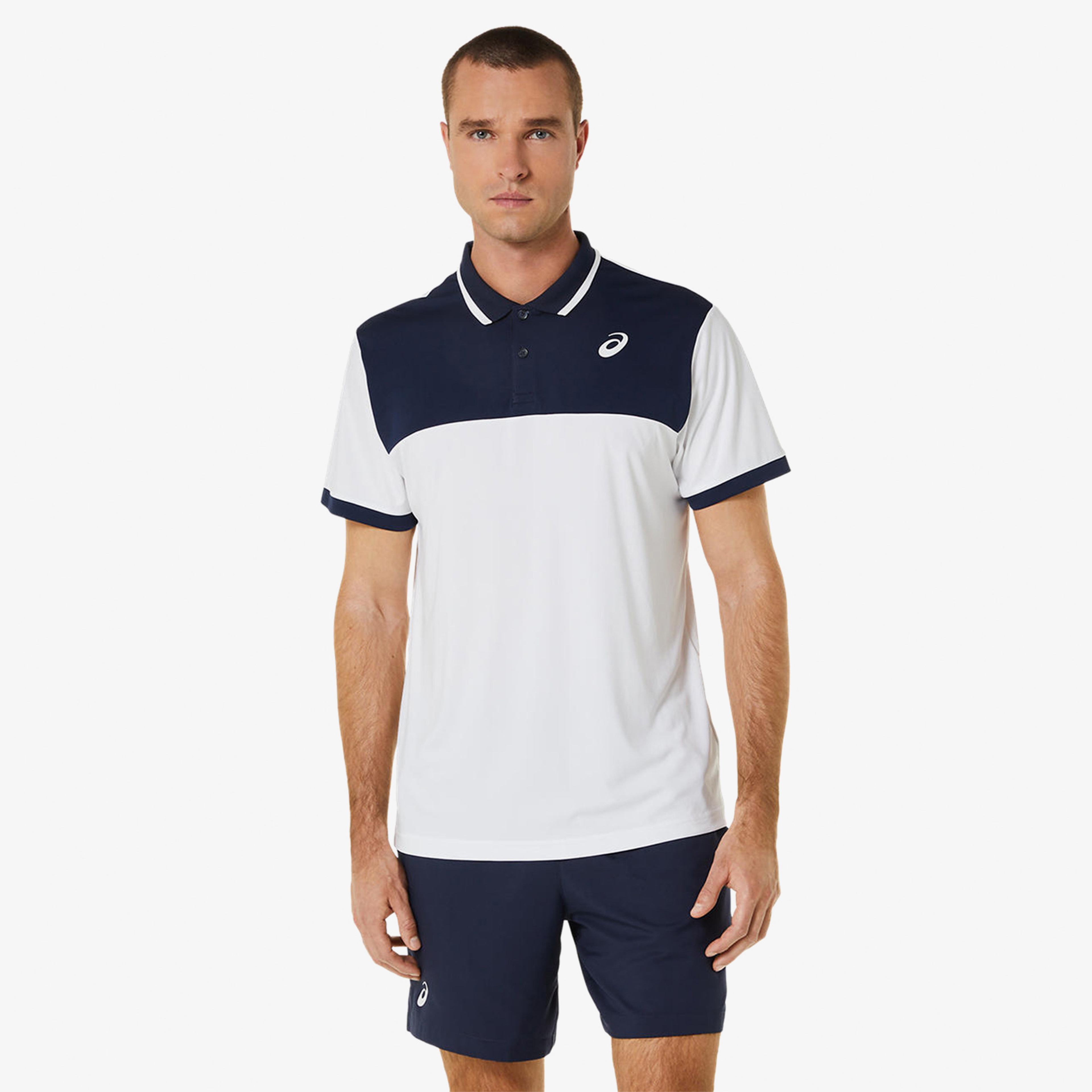 Asics Erkek Beyaz Polo