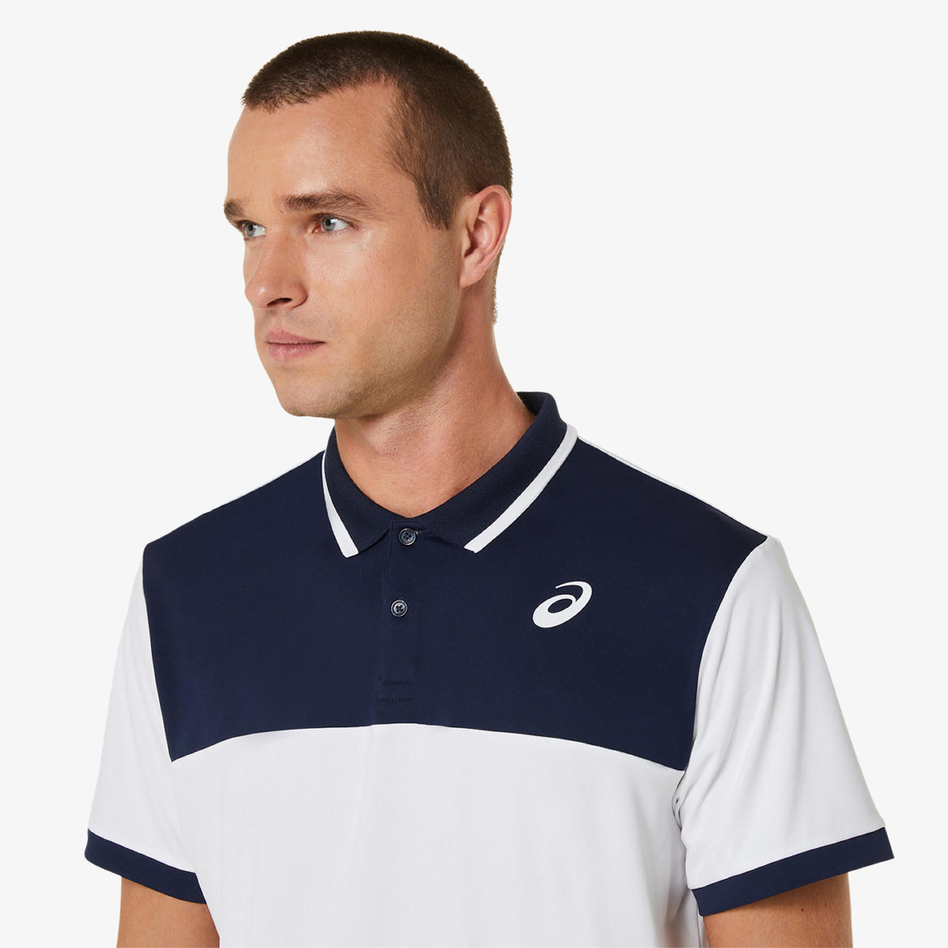 Asics Erkek Beyaz Polo