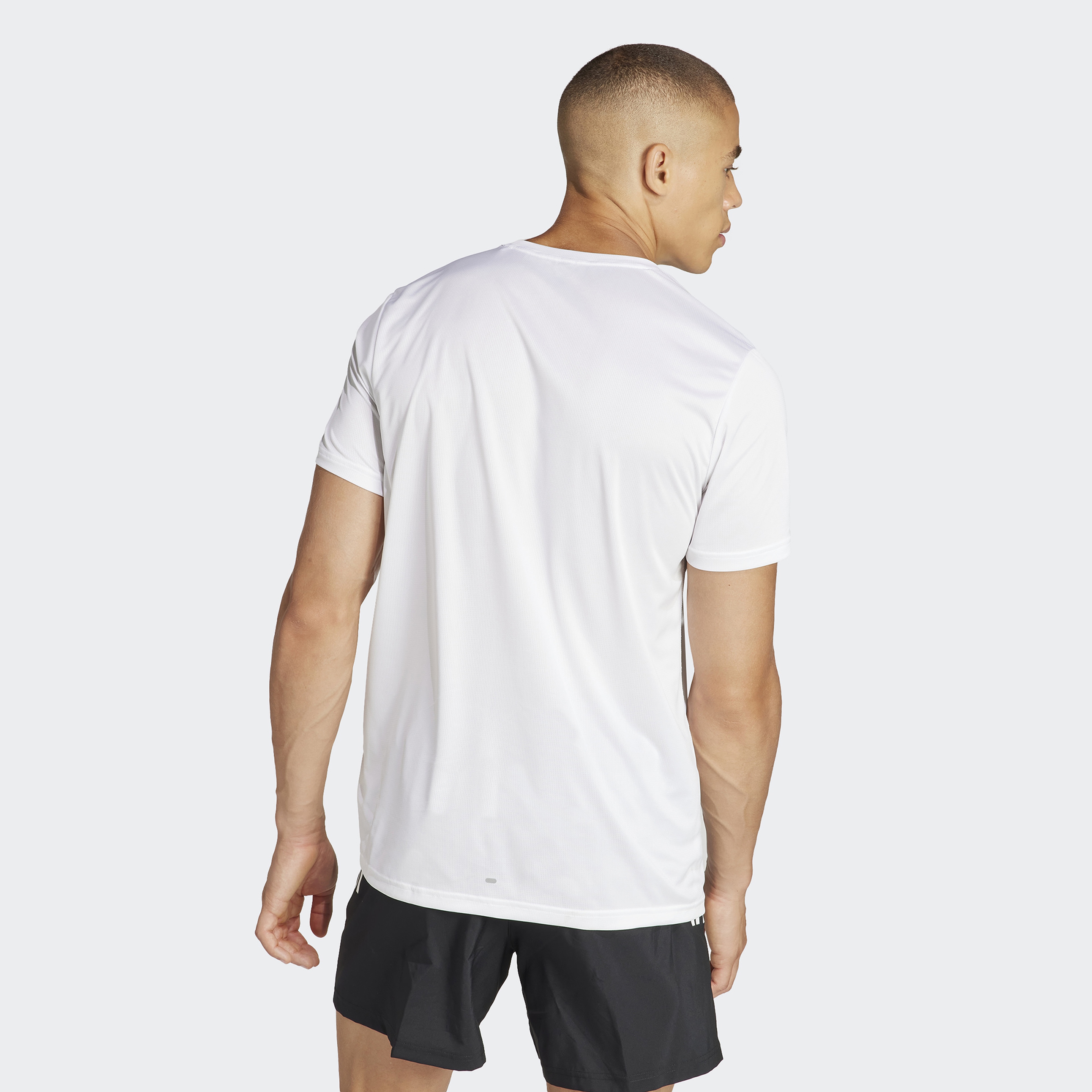 adidas Run It Erkek Beyaz T-Shirt