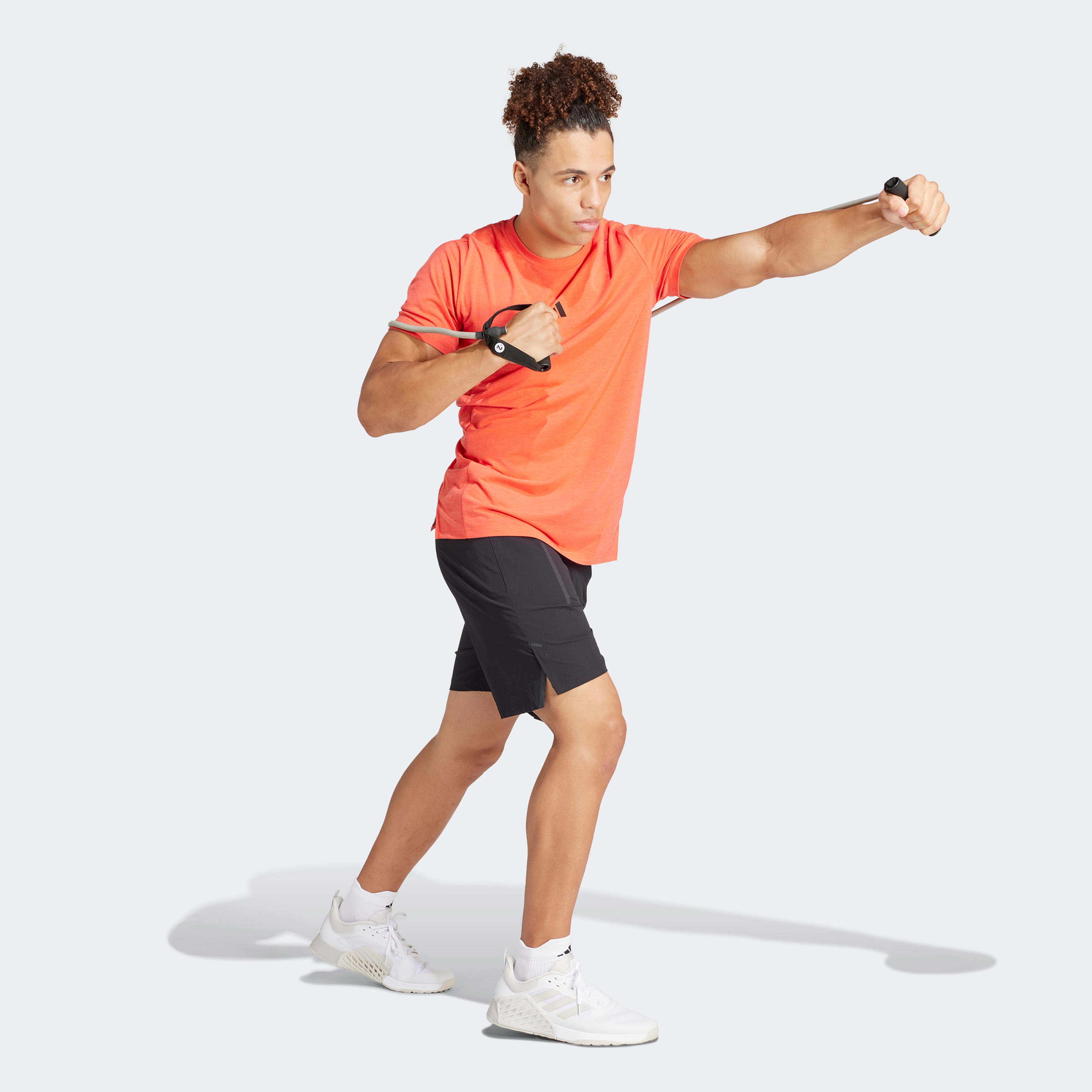 adidas Designed for Training Erkek Turuncu T-Shirt