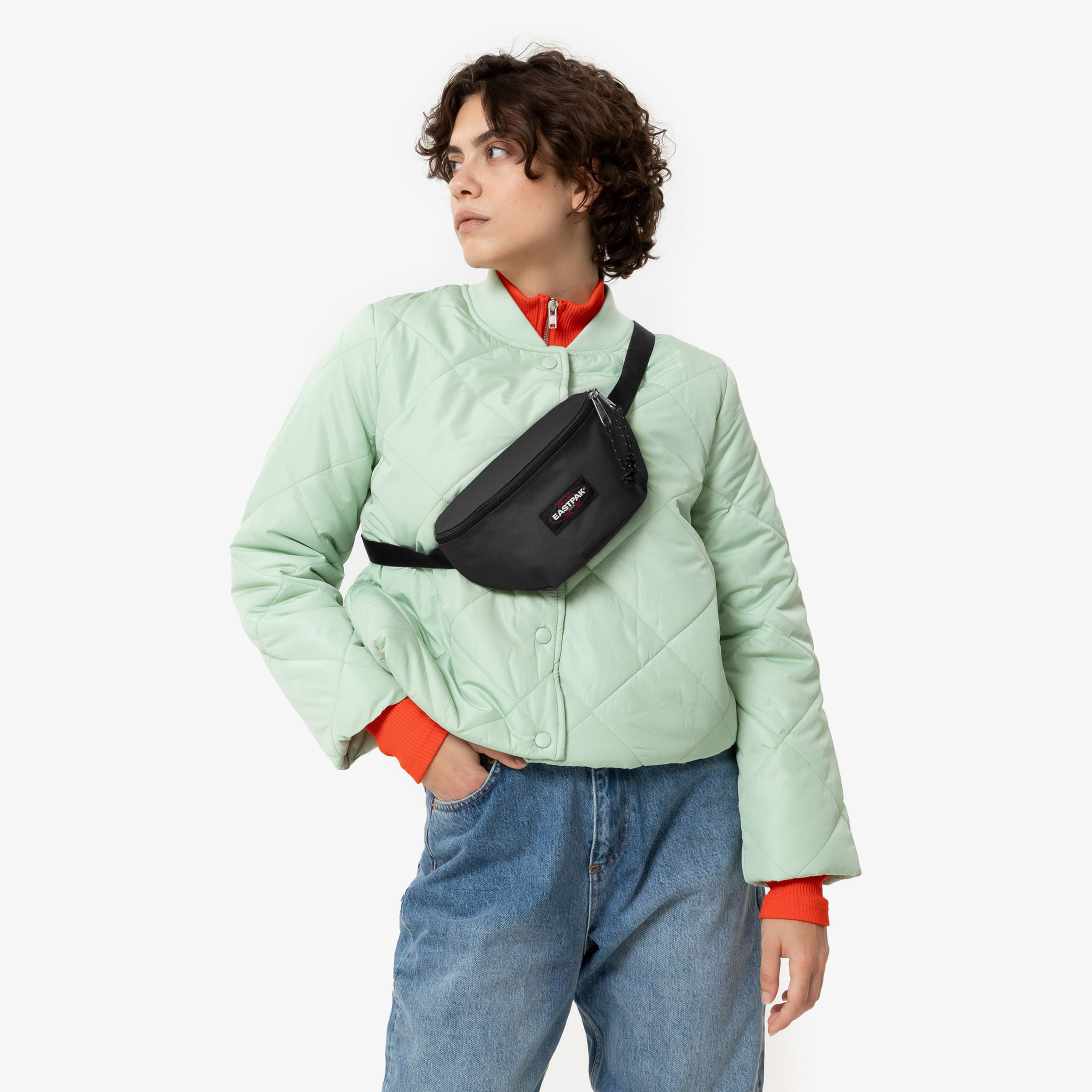 Eastpak Springer Unisex Siyah Bel Çantası