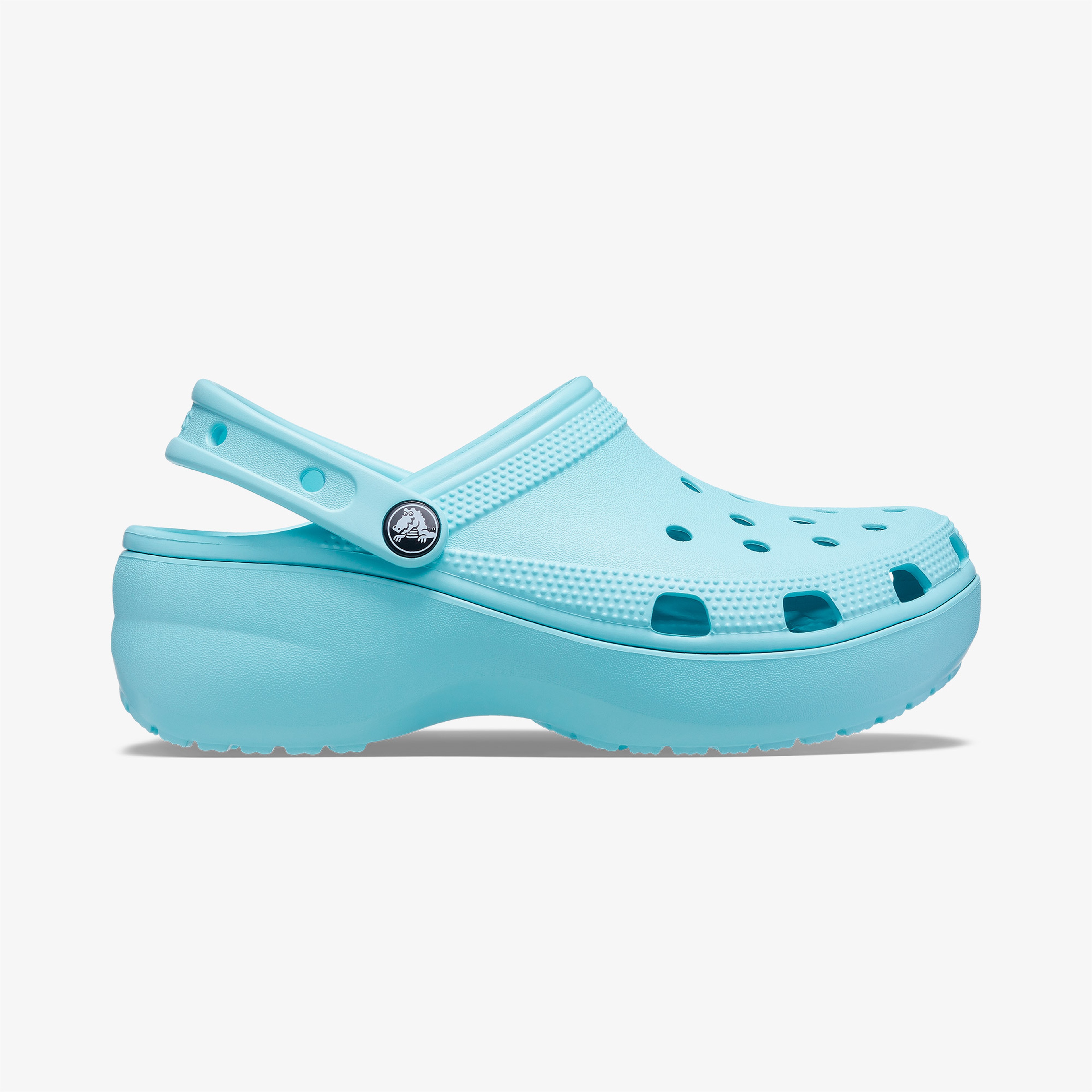 Crocs Classic Platform Clog Kadın Mavi Terlik