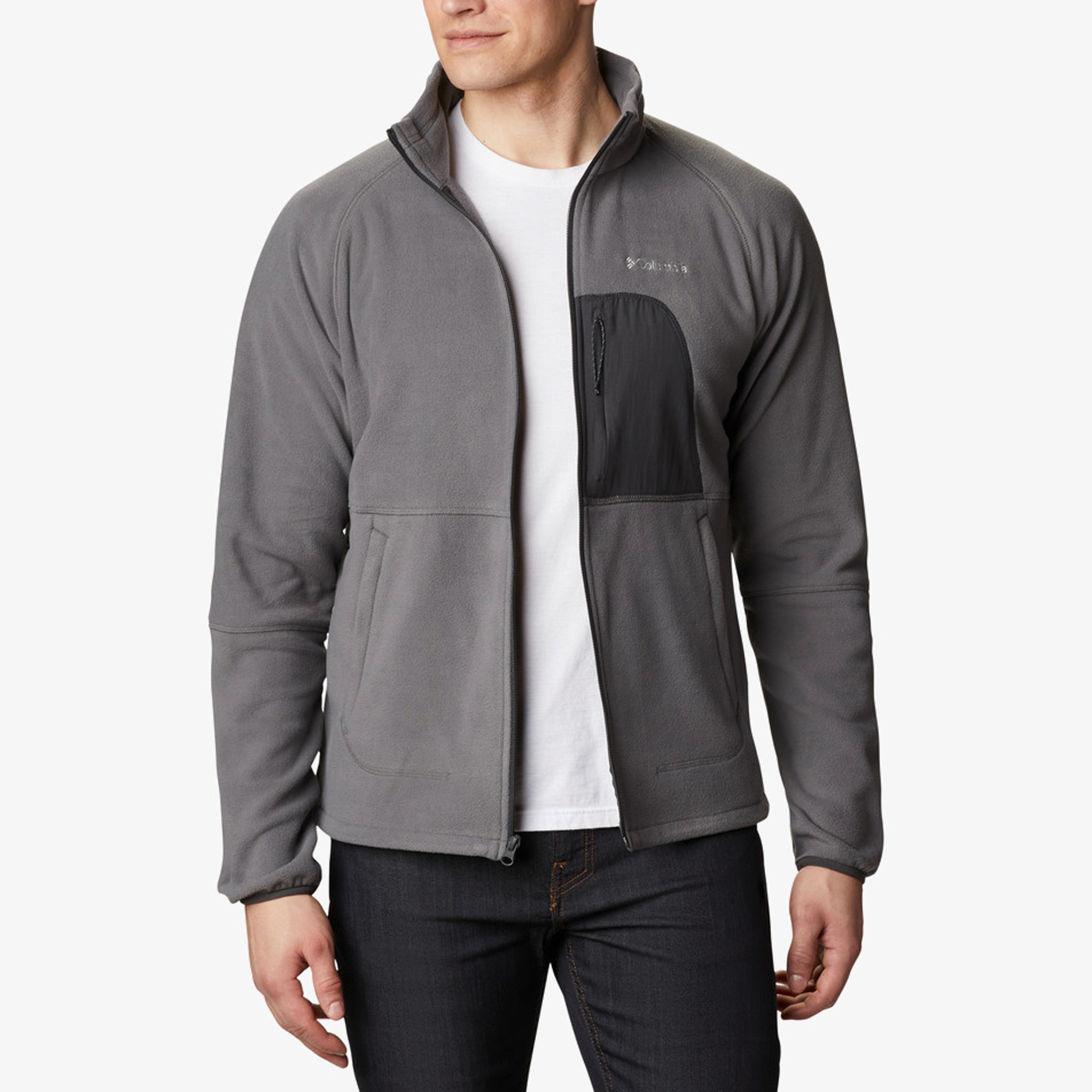 Columbia Rapid Expedition Fleece Erkek Gri Polar Eşofman Üstü