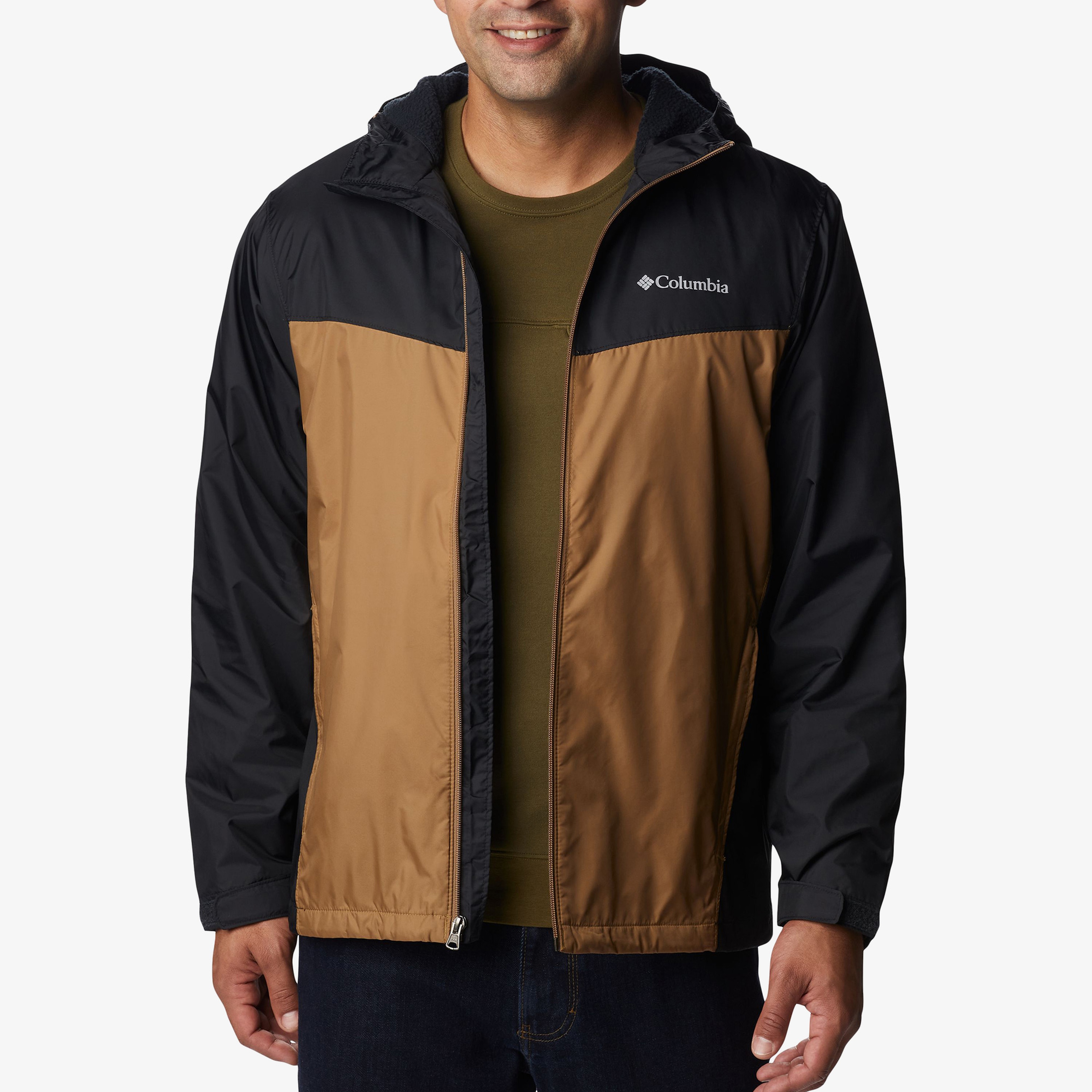 Columbia Glennaker Sherpa Lined Erkek Siyah Yağmurluk