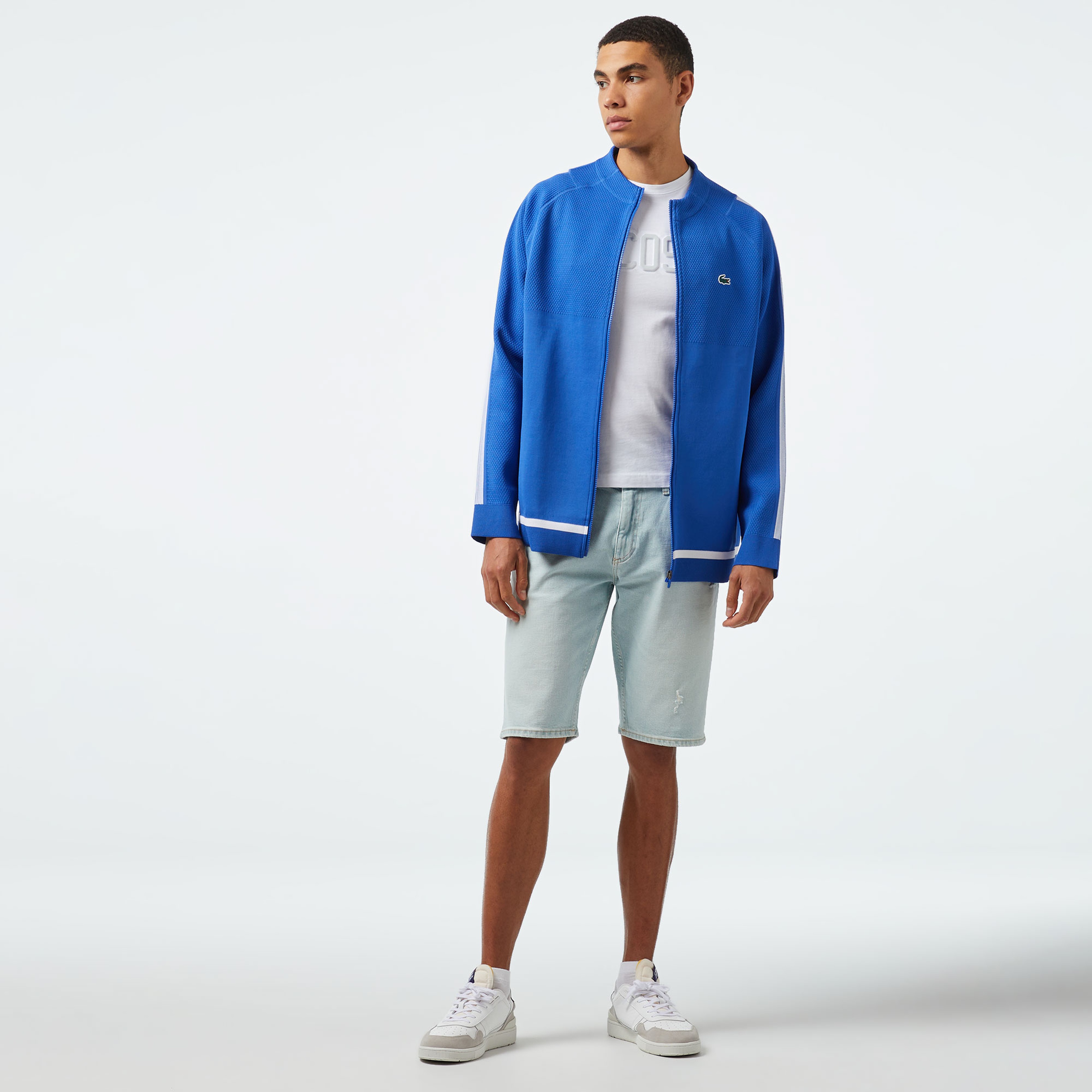 Lacoste Erkek Mavi Sweatshirt