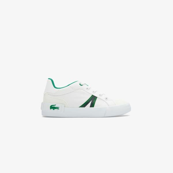 Lacoste L004 Çocuk Beyaz Sneaker