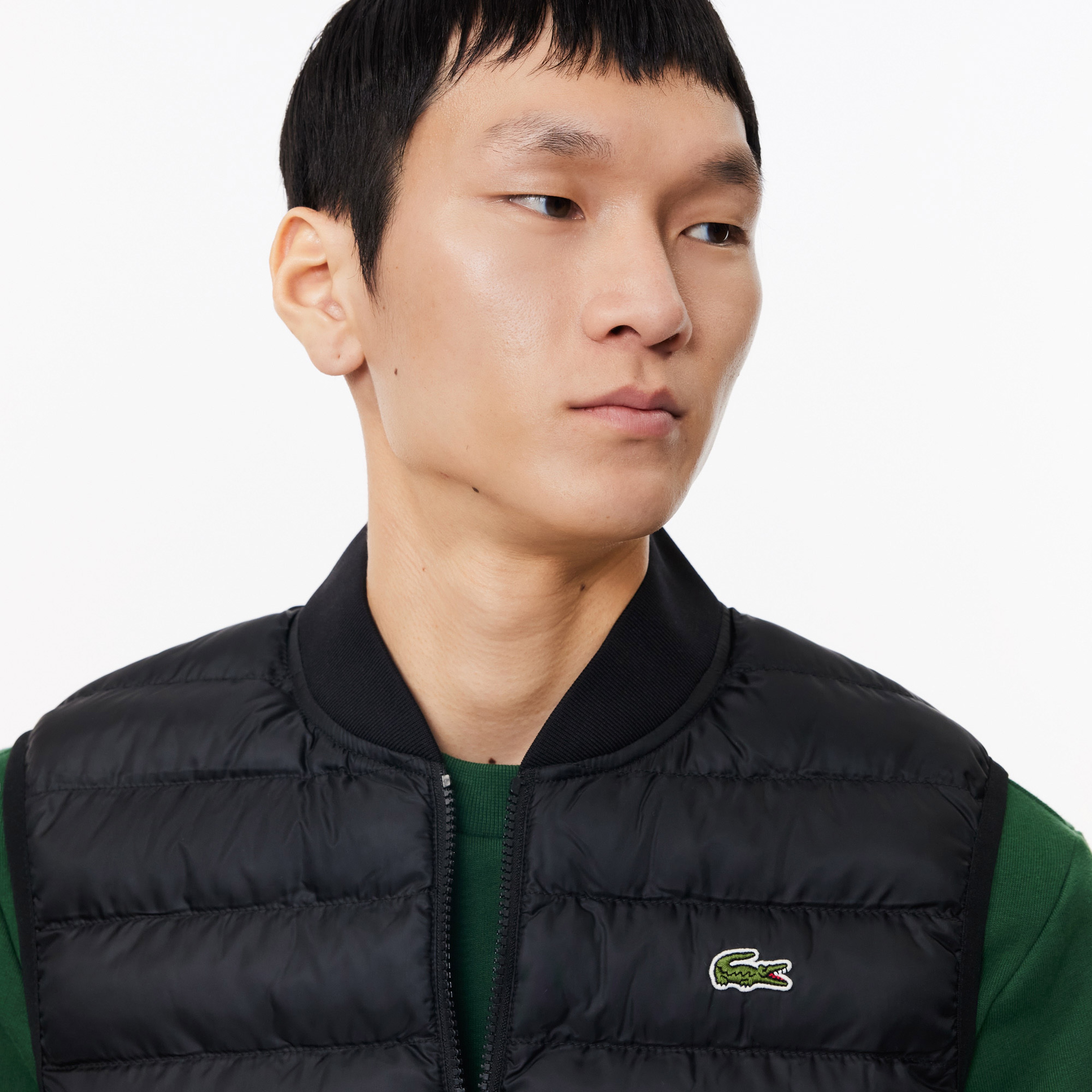 Lacoste Men's  Padded Water-Repellent Vest Jacket