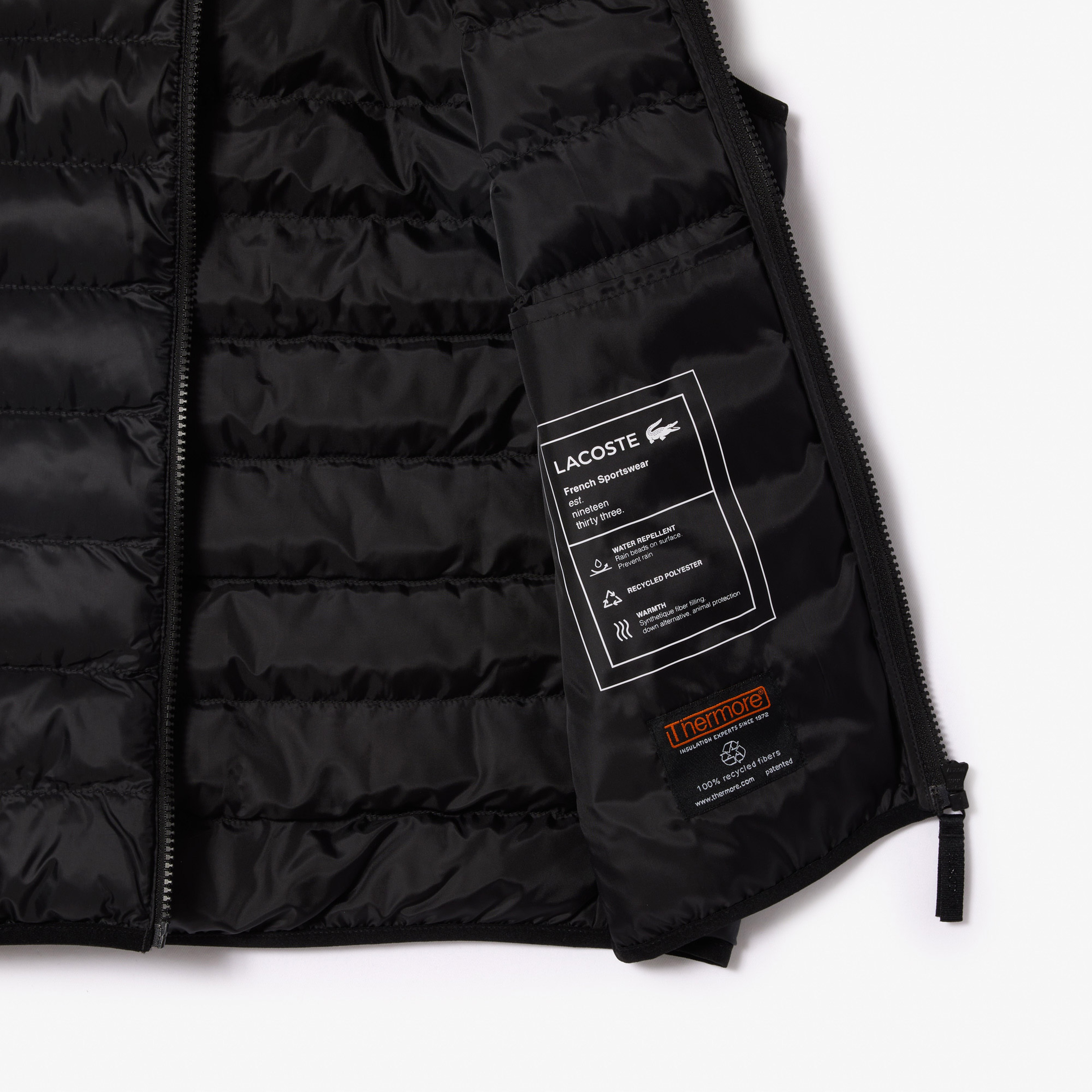 Lacoste Men's  Padded Water-Repellent Vest Jacket