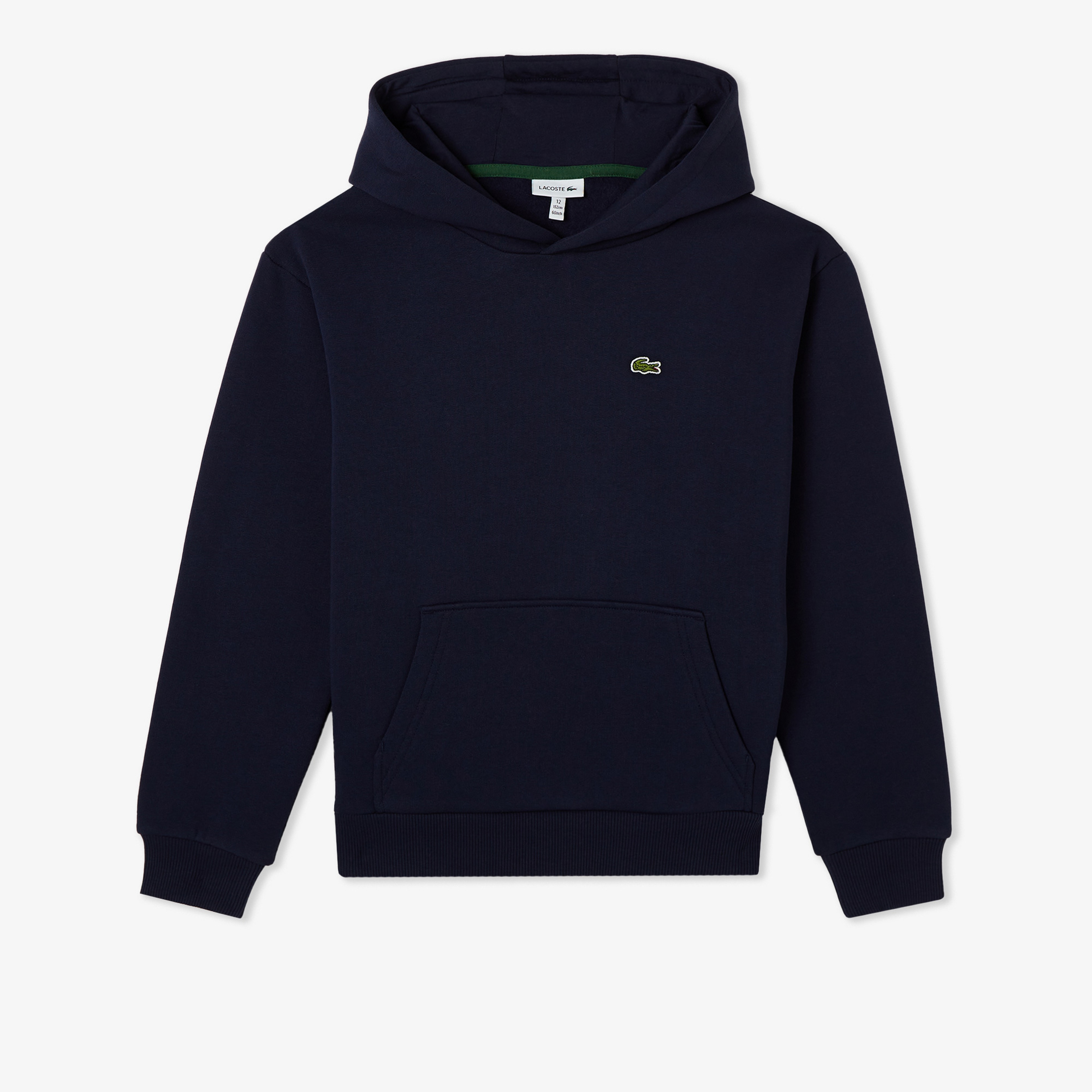 Lacoste Organik Pamuklu Çocuk Lacivert Hoodie