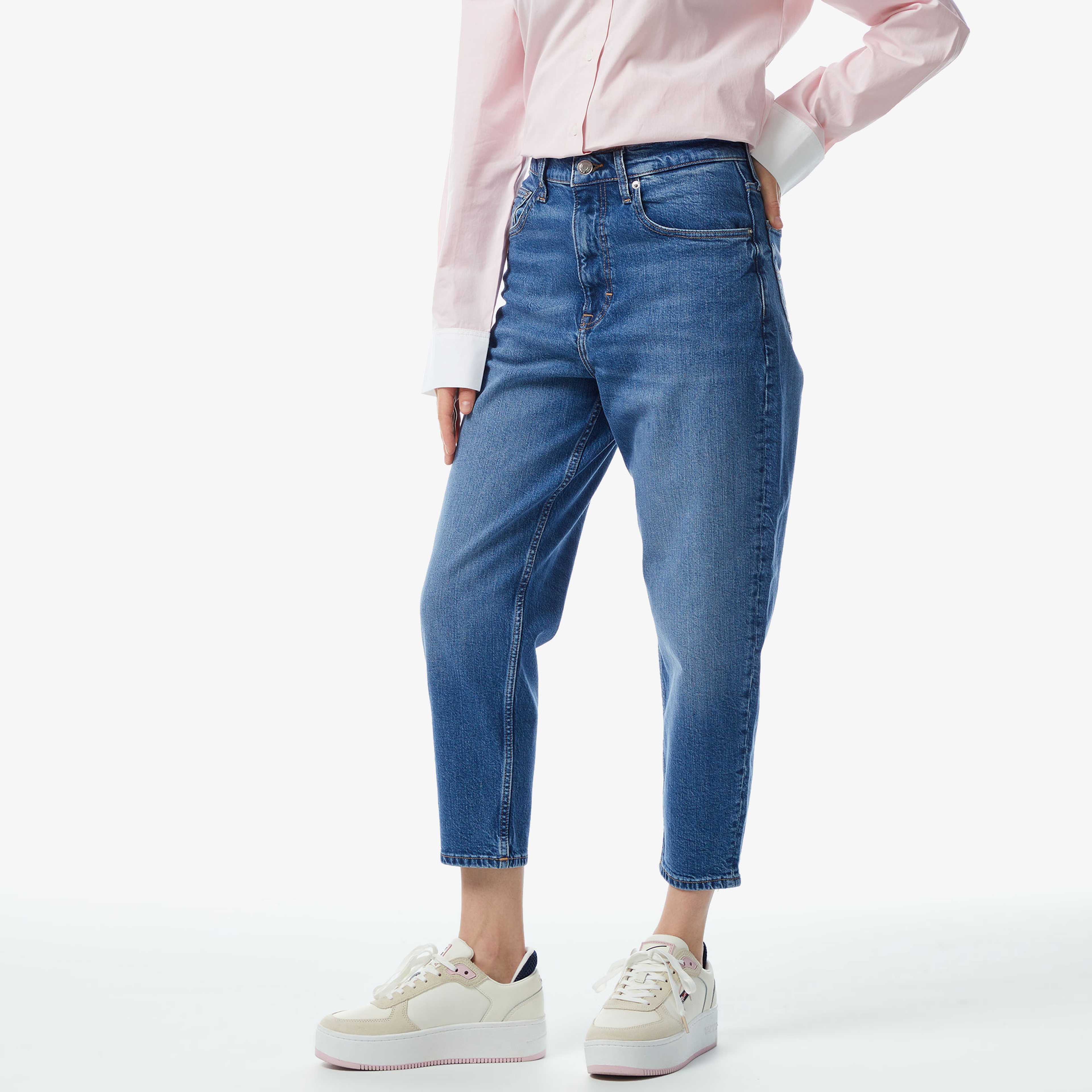 Tommy Hilfiger Kadın Mavi Pantolon