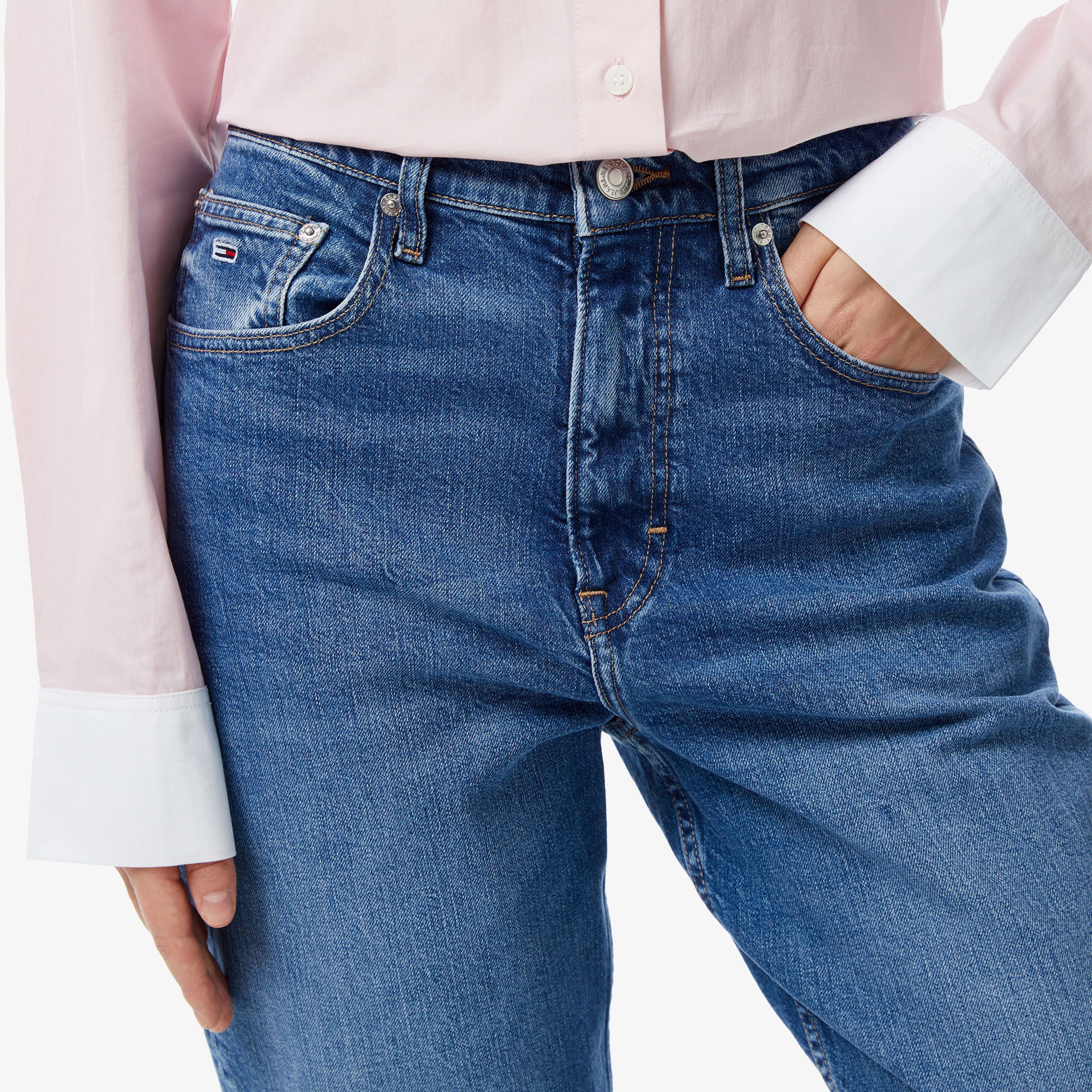 Tommy Hilfiger Kadın Mavi Pantolon