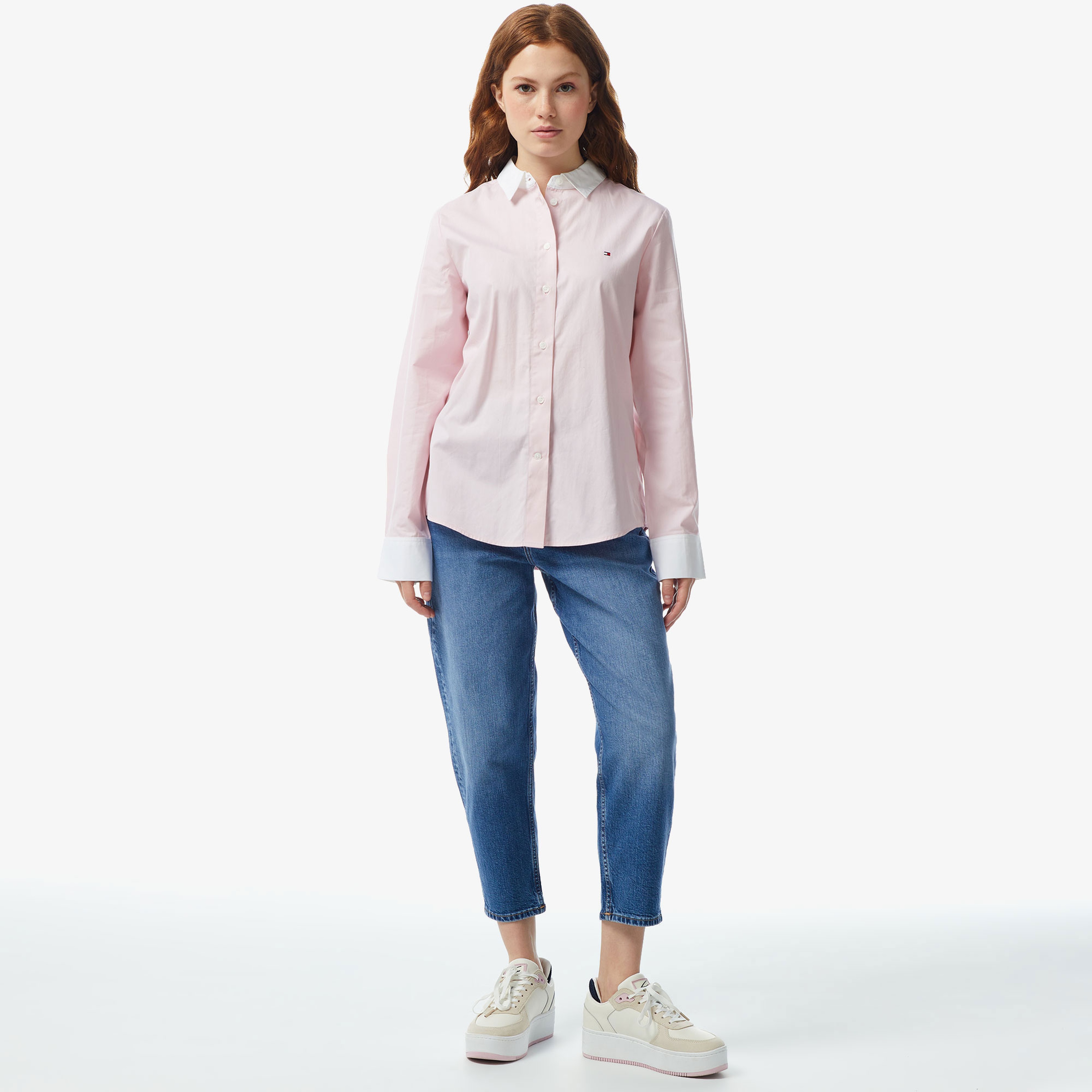 Tommy Hilfiger Kadın Mavi Pantolon