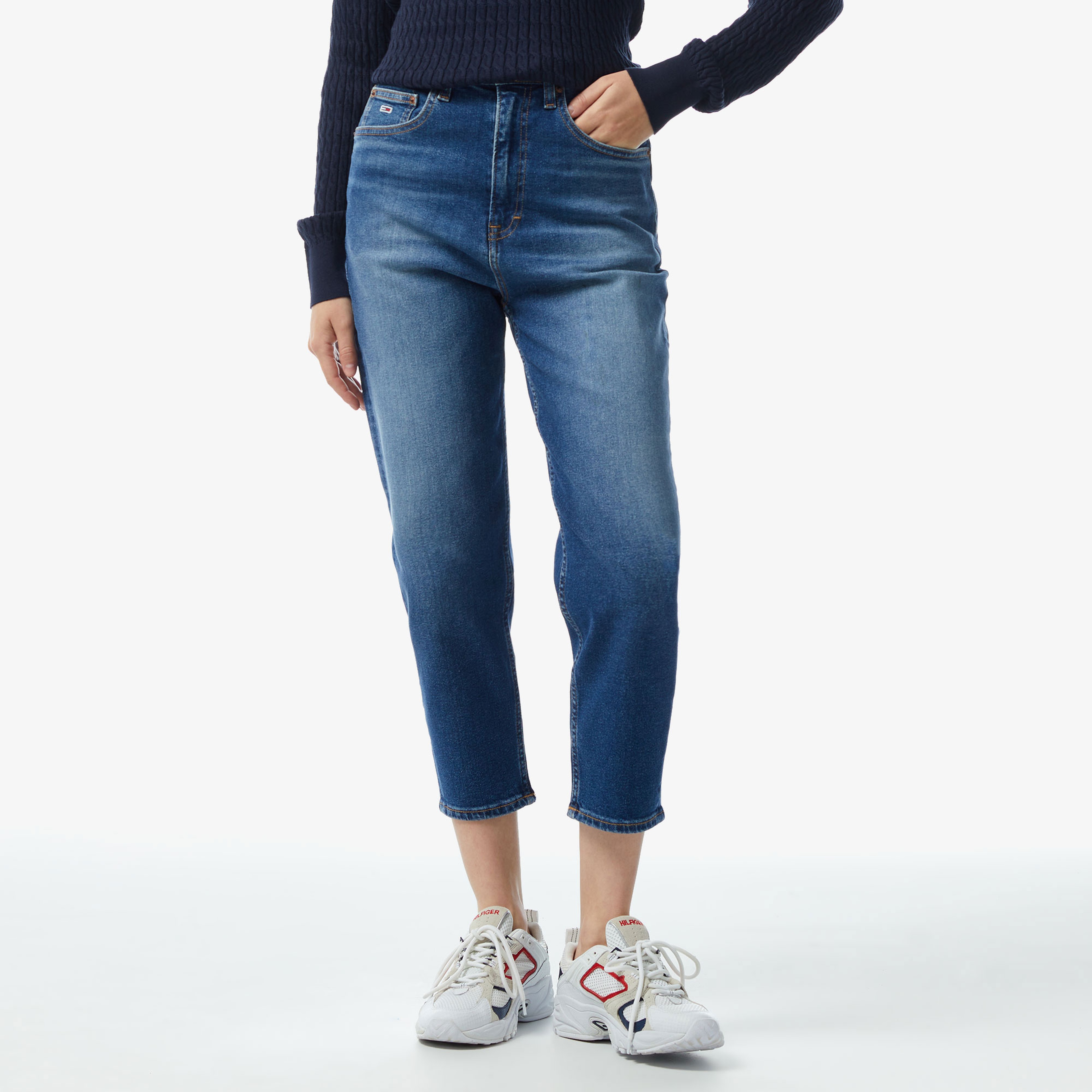 Tommy Hilfiger Kadın Mavi Pantolon