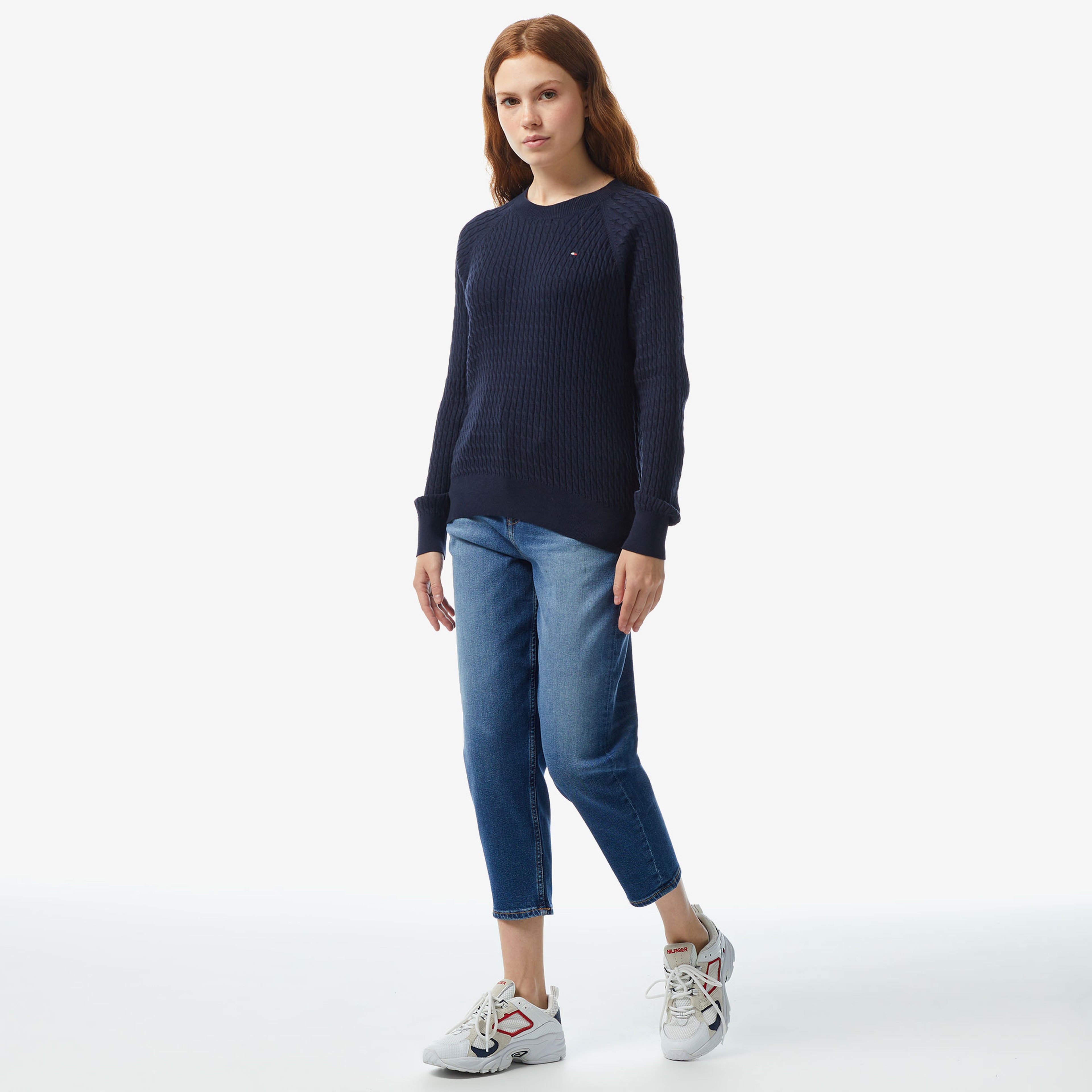 Tommy Hilfiger Kadın Mavi Pantolon