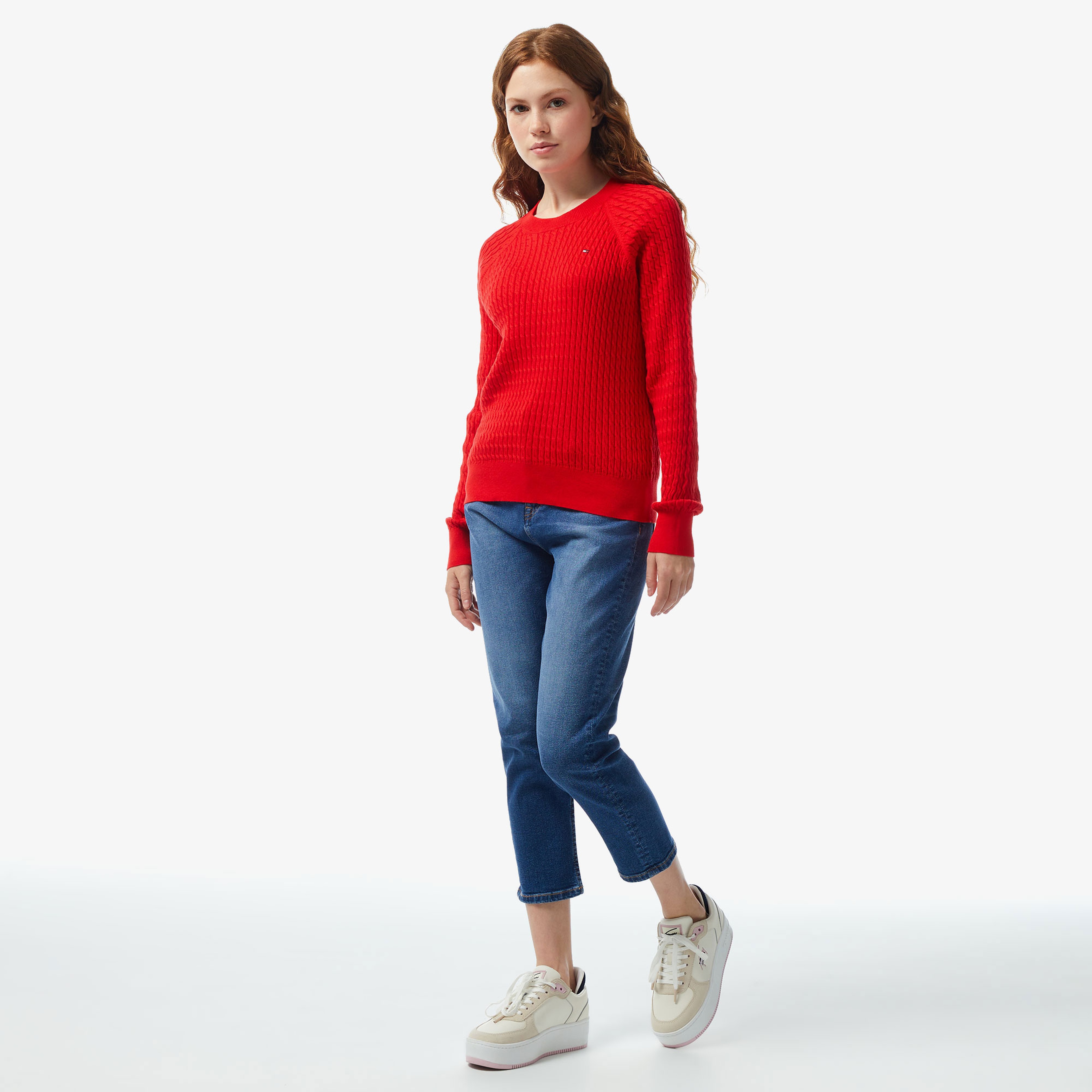 Tommy Hilfiger Kadın Mavi Pantolon