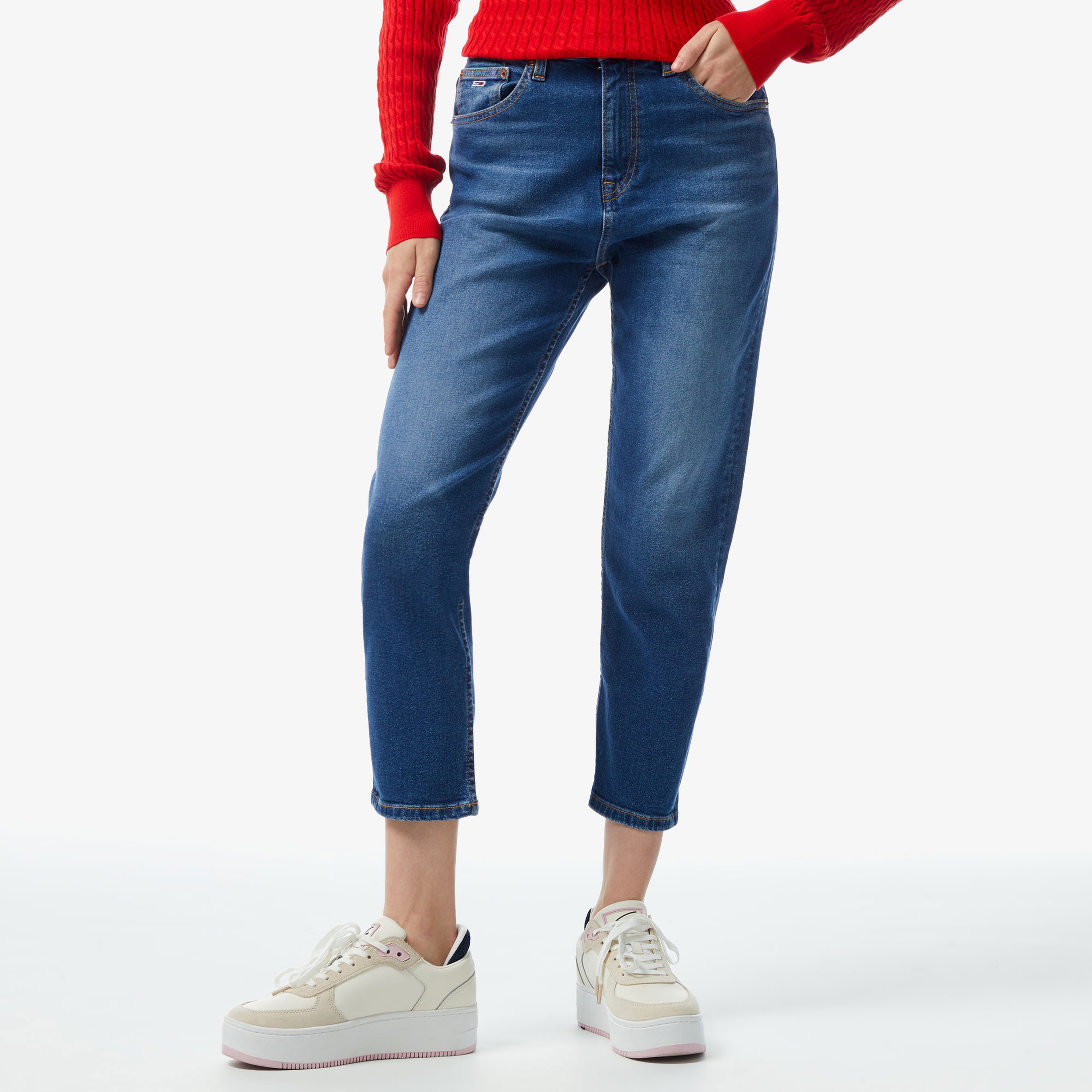 Tommy Hilfiger Kadın Mavi Pantolon