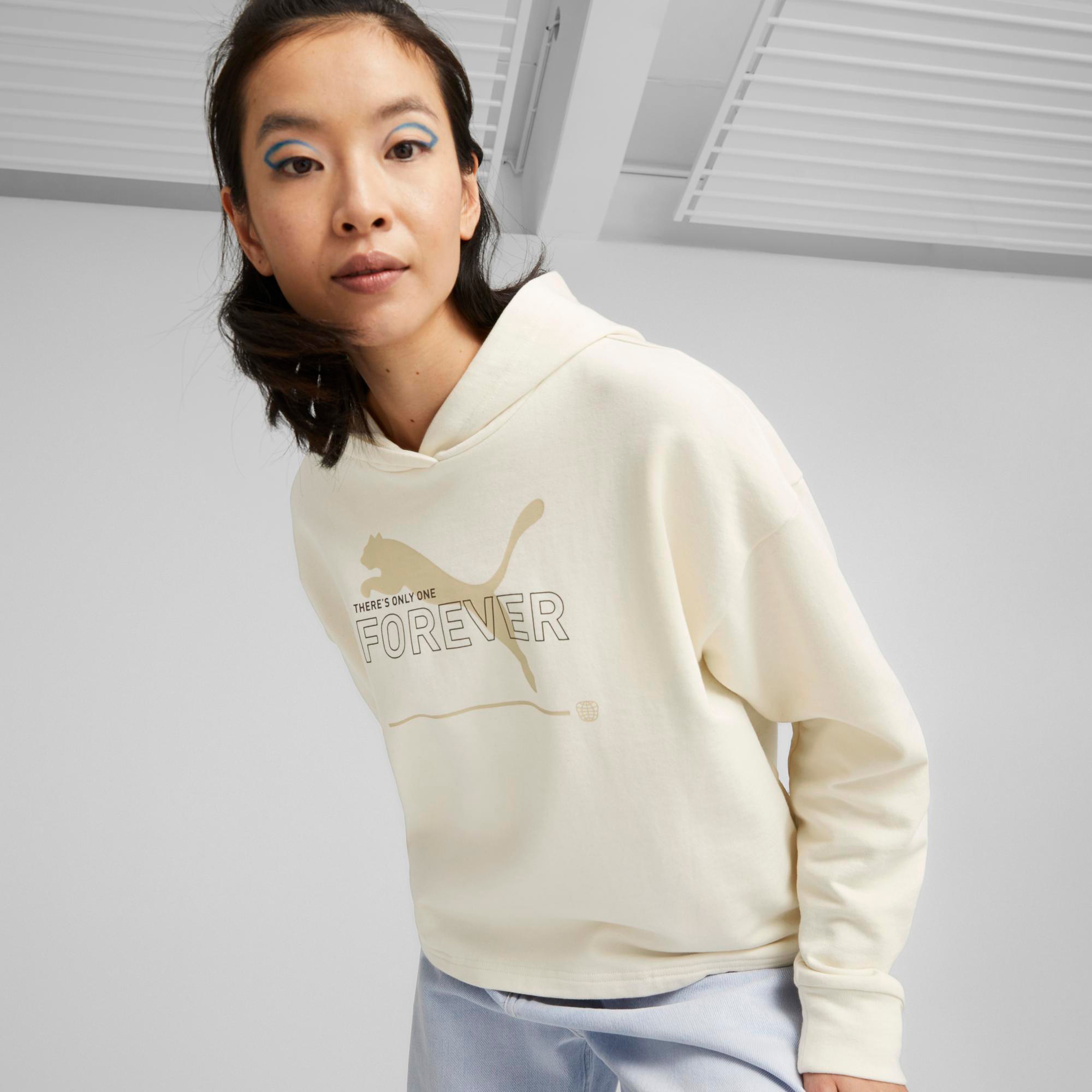 Puma Kadın Beyaz Sweatshirt