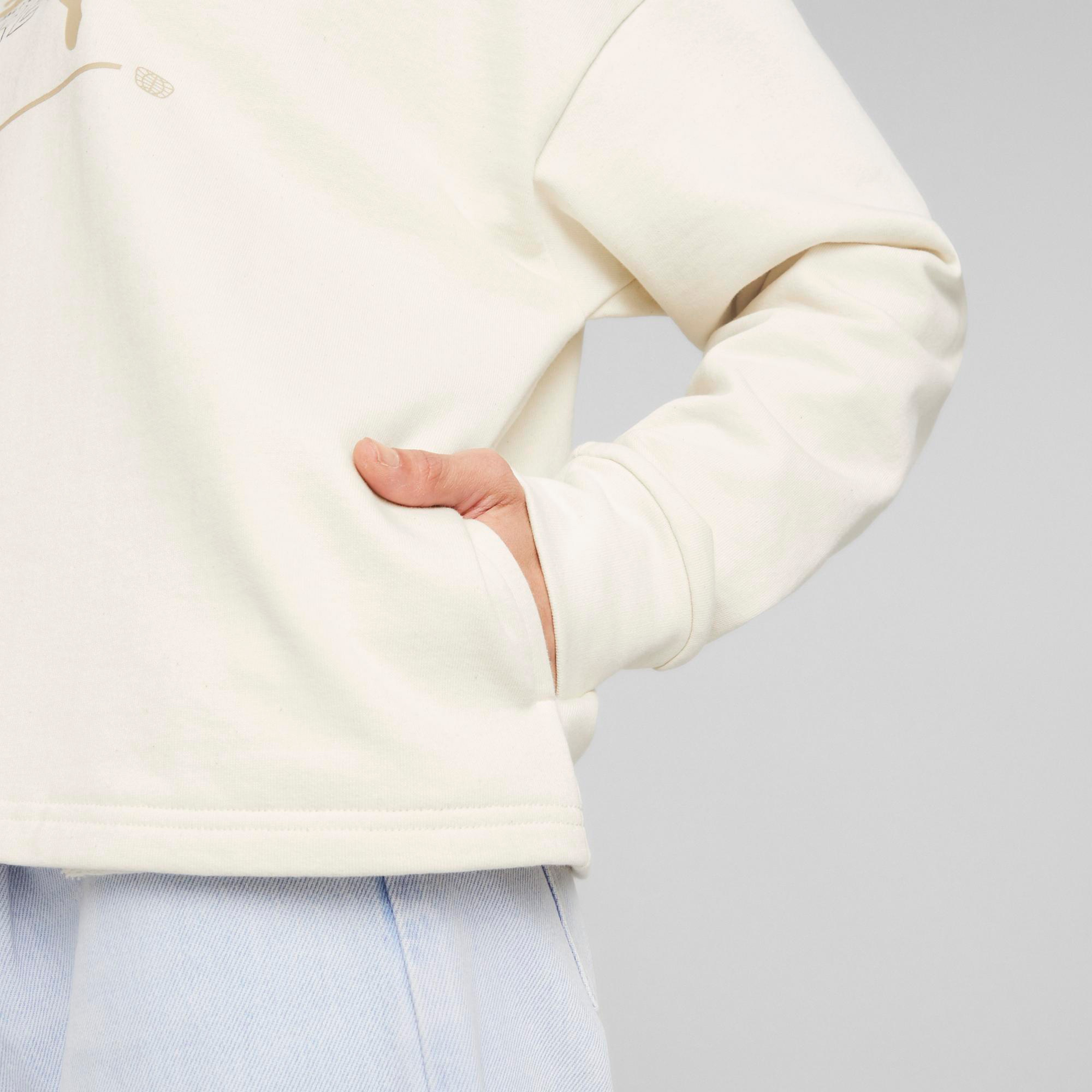 Puma Kadın Beyaz Sweatshirt