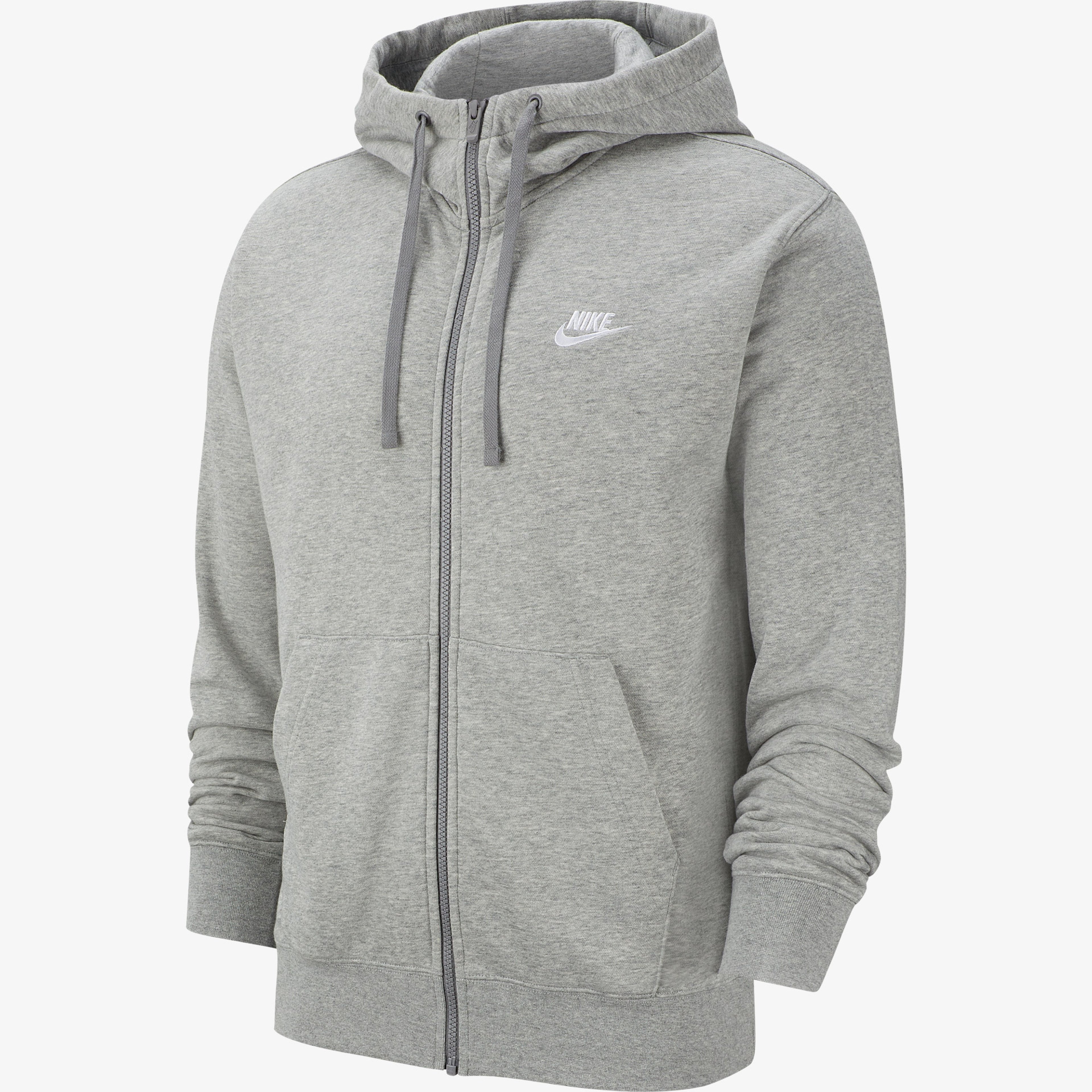 Nike Club French Terry Erkek Gri Eşofman Üstü