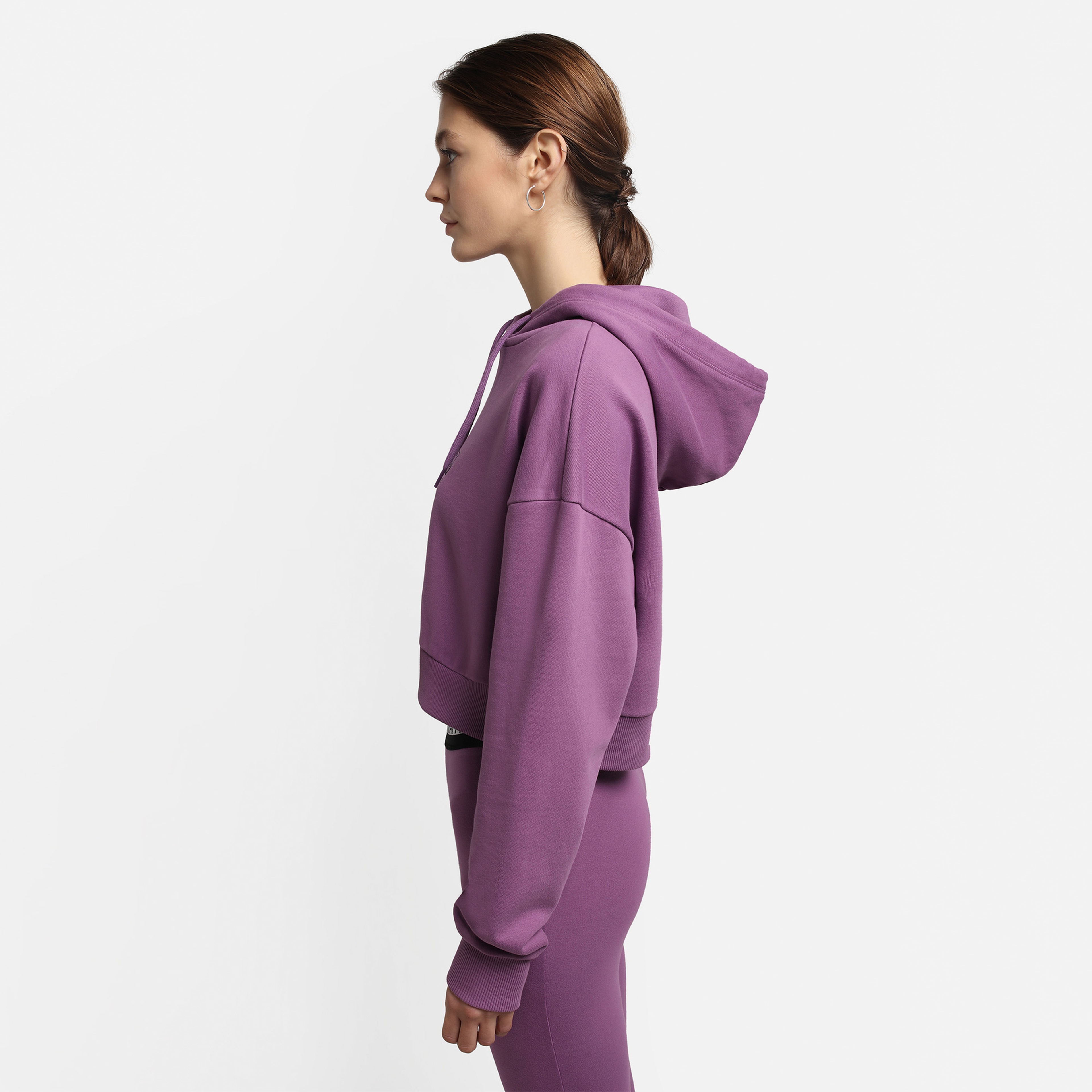 Napapijri B-Box Crop H S 2 Kadın Mor Sweatshirt
