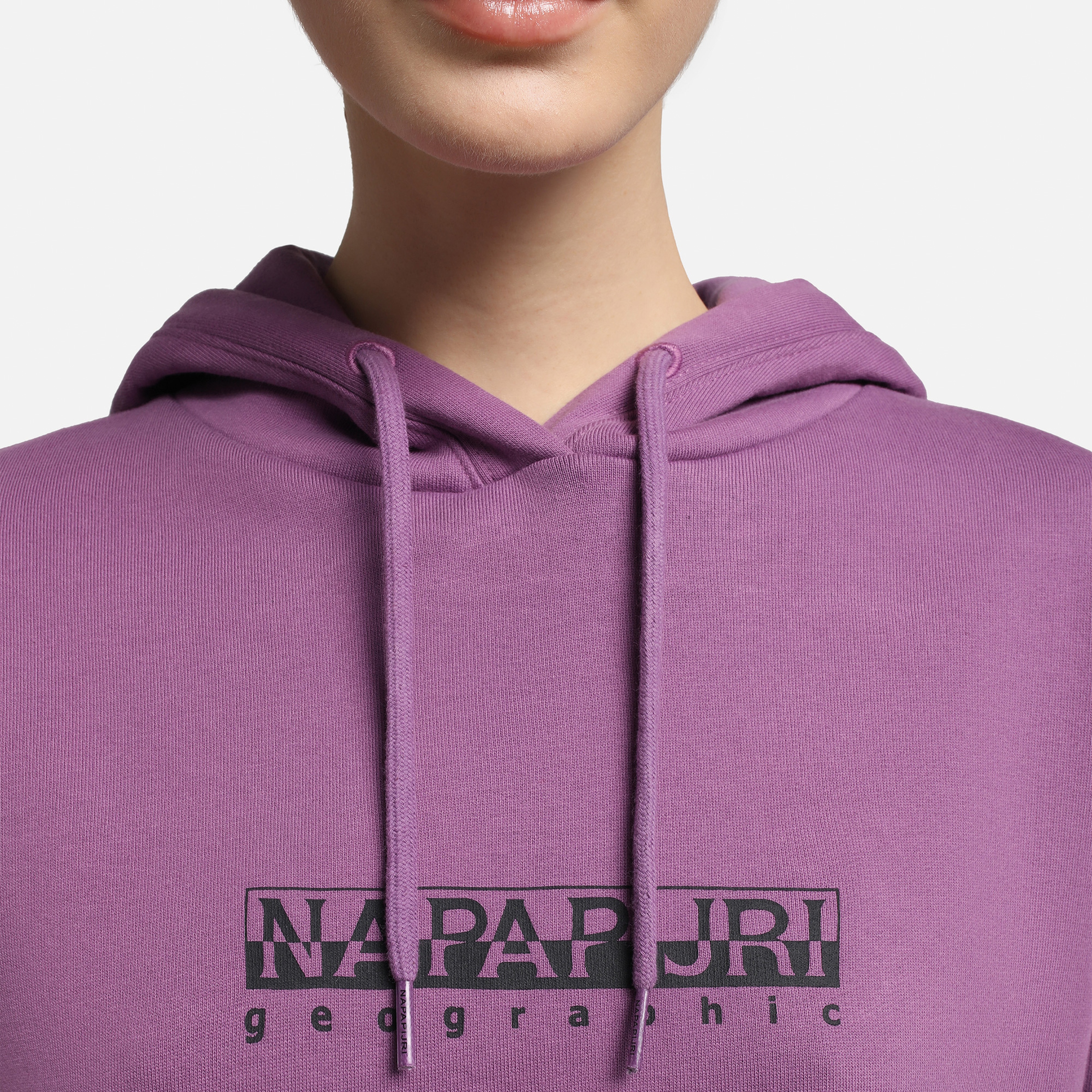 Napapijri B-Box Crop H S 2 Kadın Mor Sweatshirt