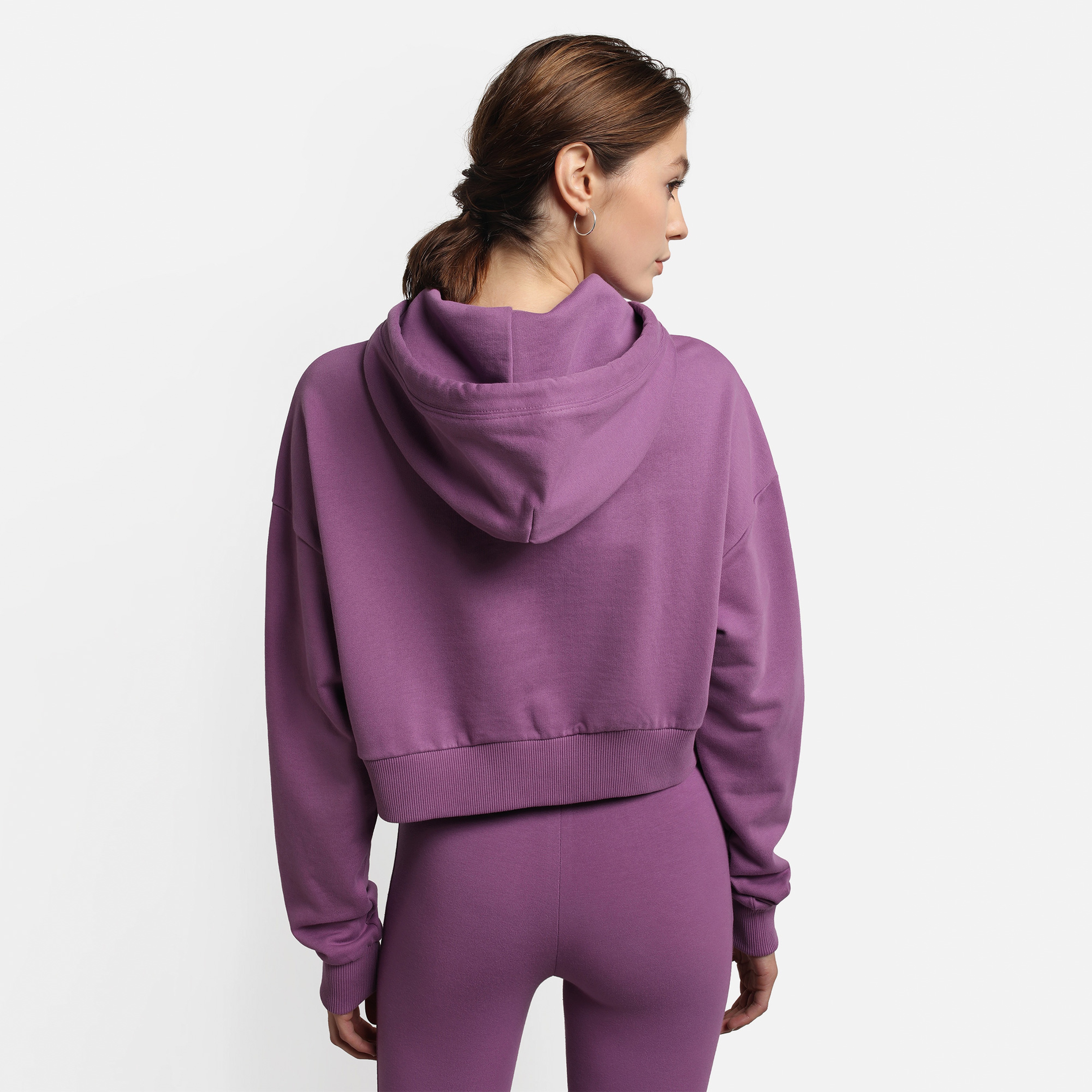 Napapijri B-Box Crop H S 2 Kadın Mor Sweatshirt