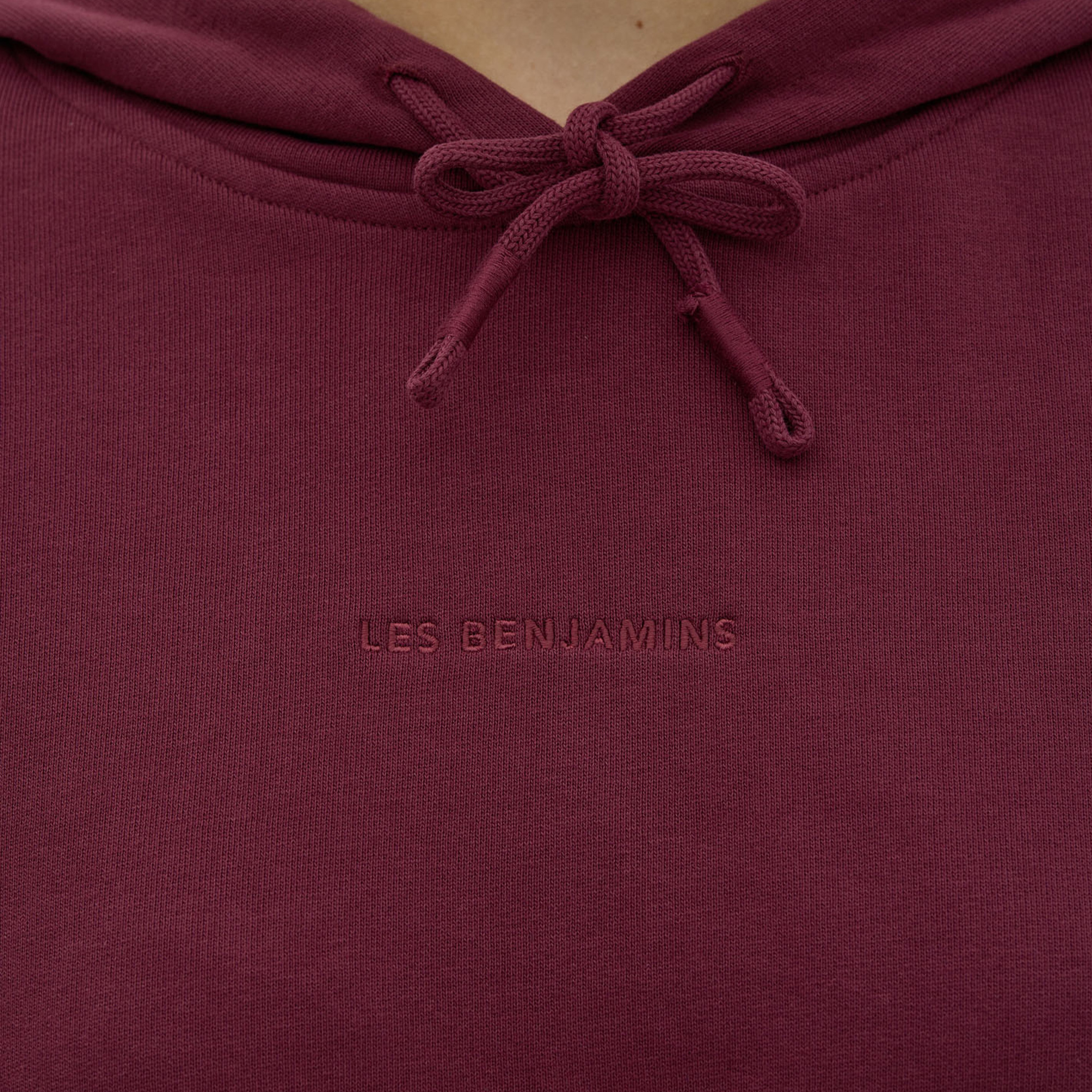 Les Benjamins Essential Kadın Bordo Hoodie