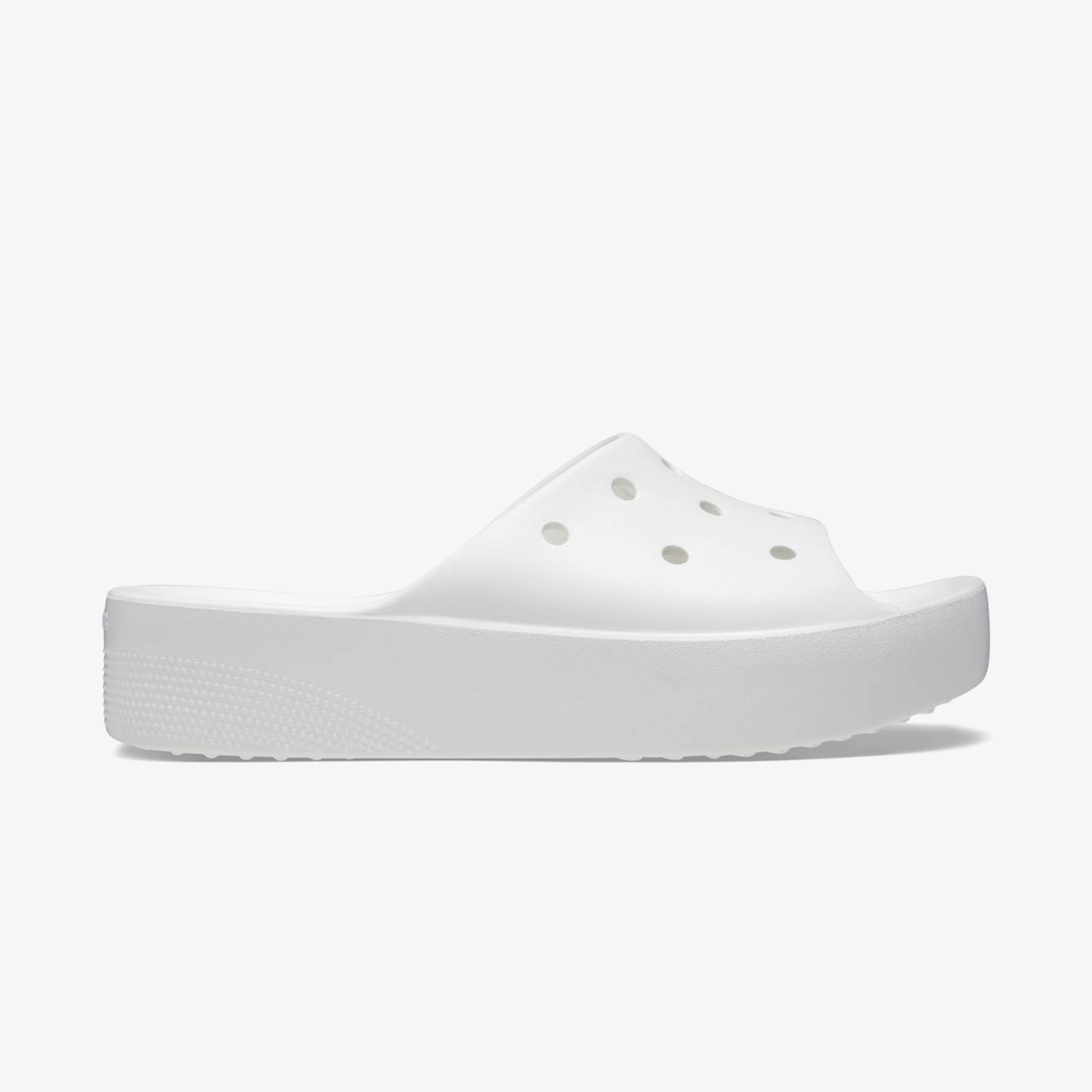 Crocs Classic Platform Slide Kadın Beyaz Terlik