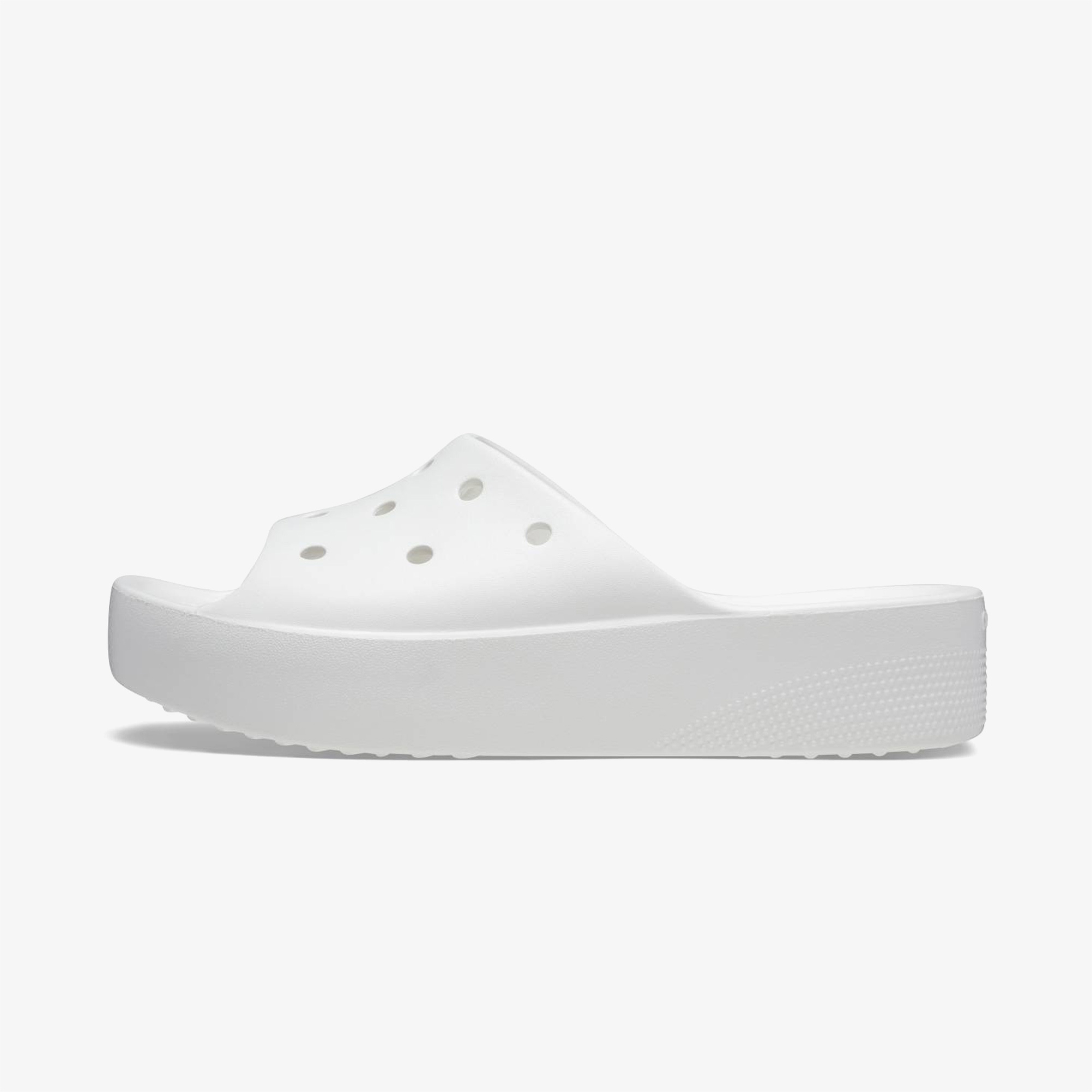 Crocs Classic Platform Slide Kadın Beyaz Terlik