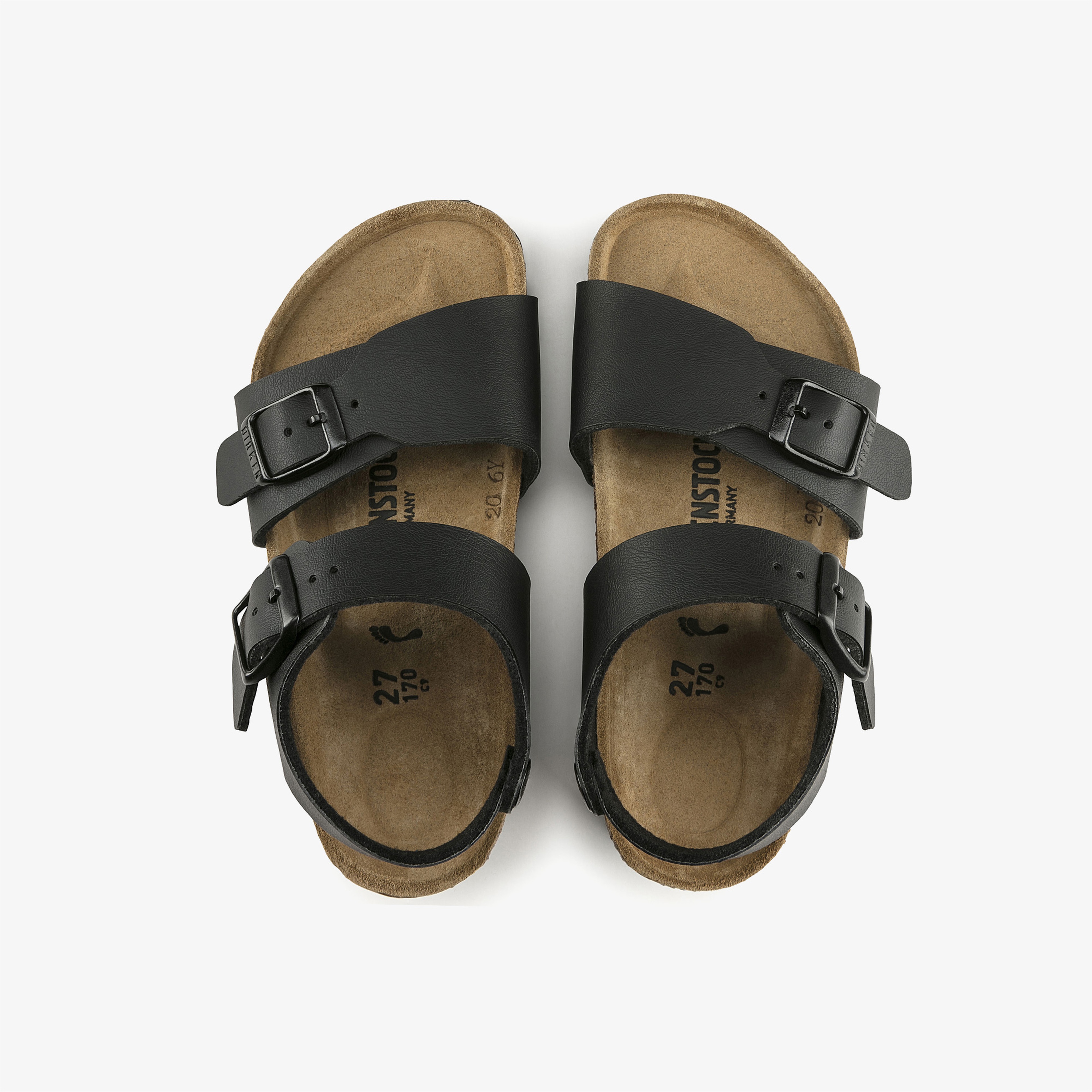 Birkenstock New York BF Çocuk Siyah Sandalet