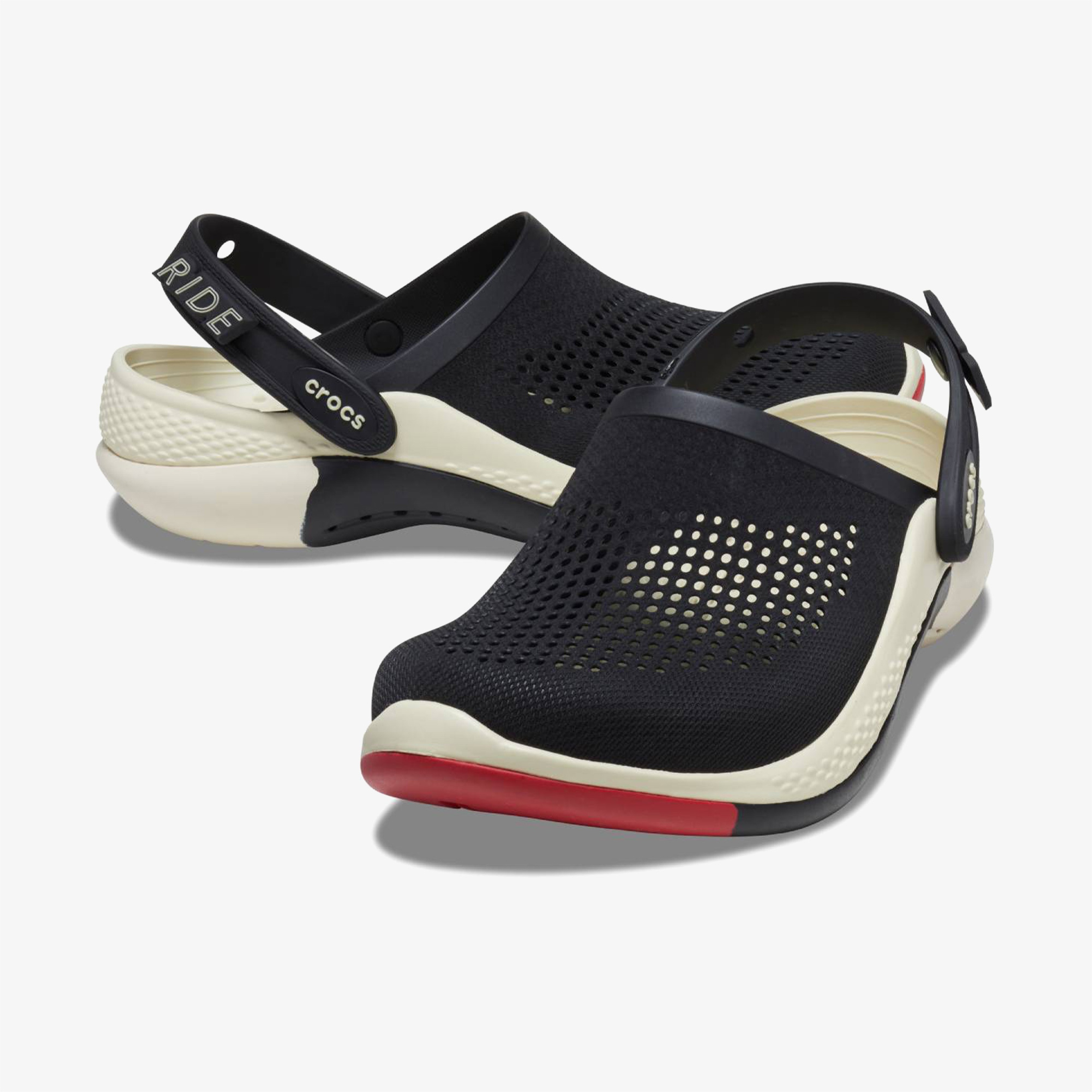 Crocs LiteRide 360 Ombre Marbled  Erkek Siyah Terlik