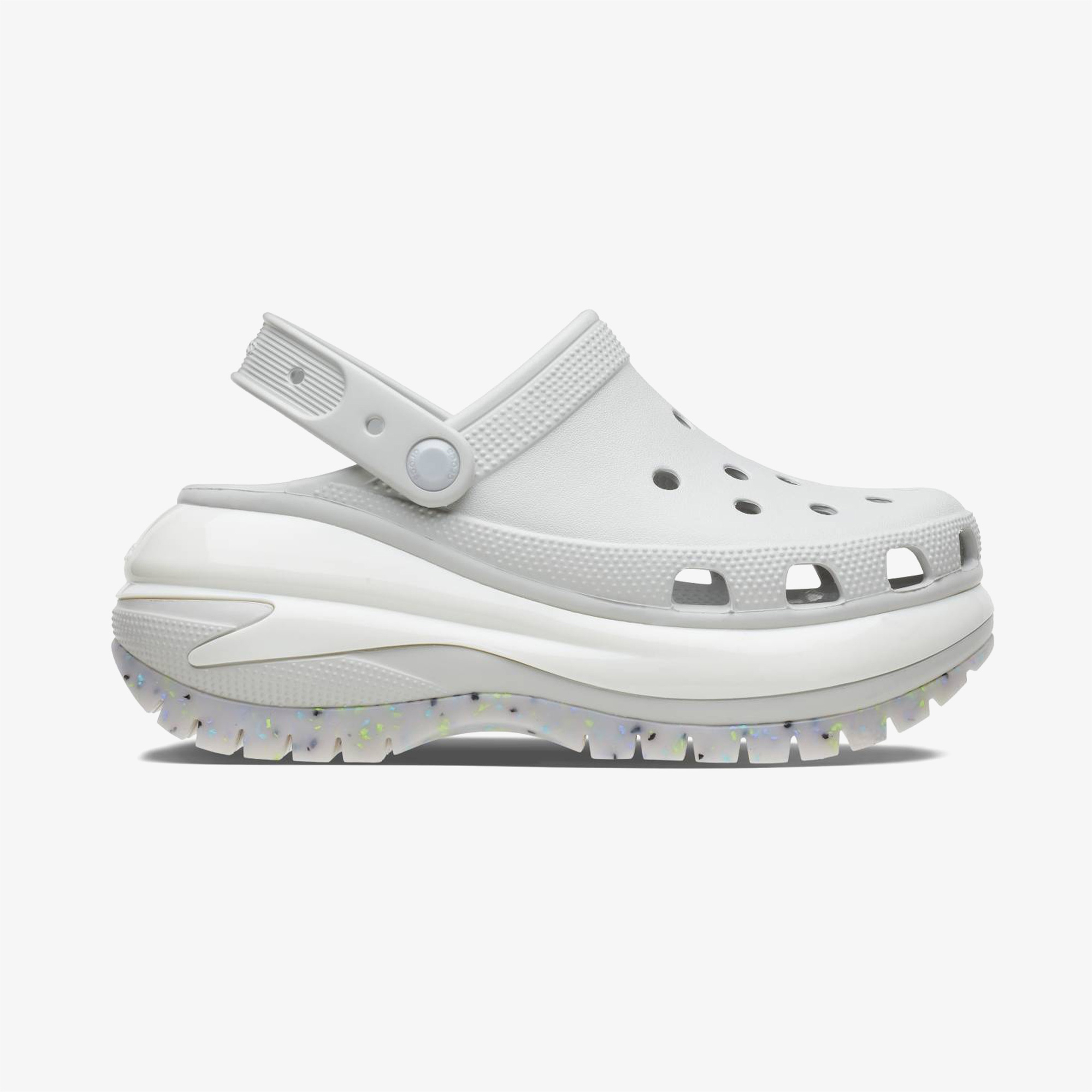 Crocs Classic Mega Crush  Kadın Gri Terlik