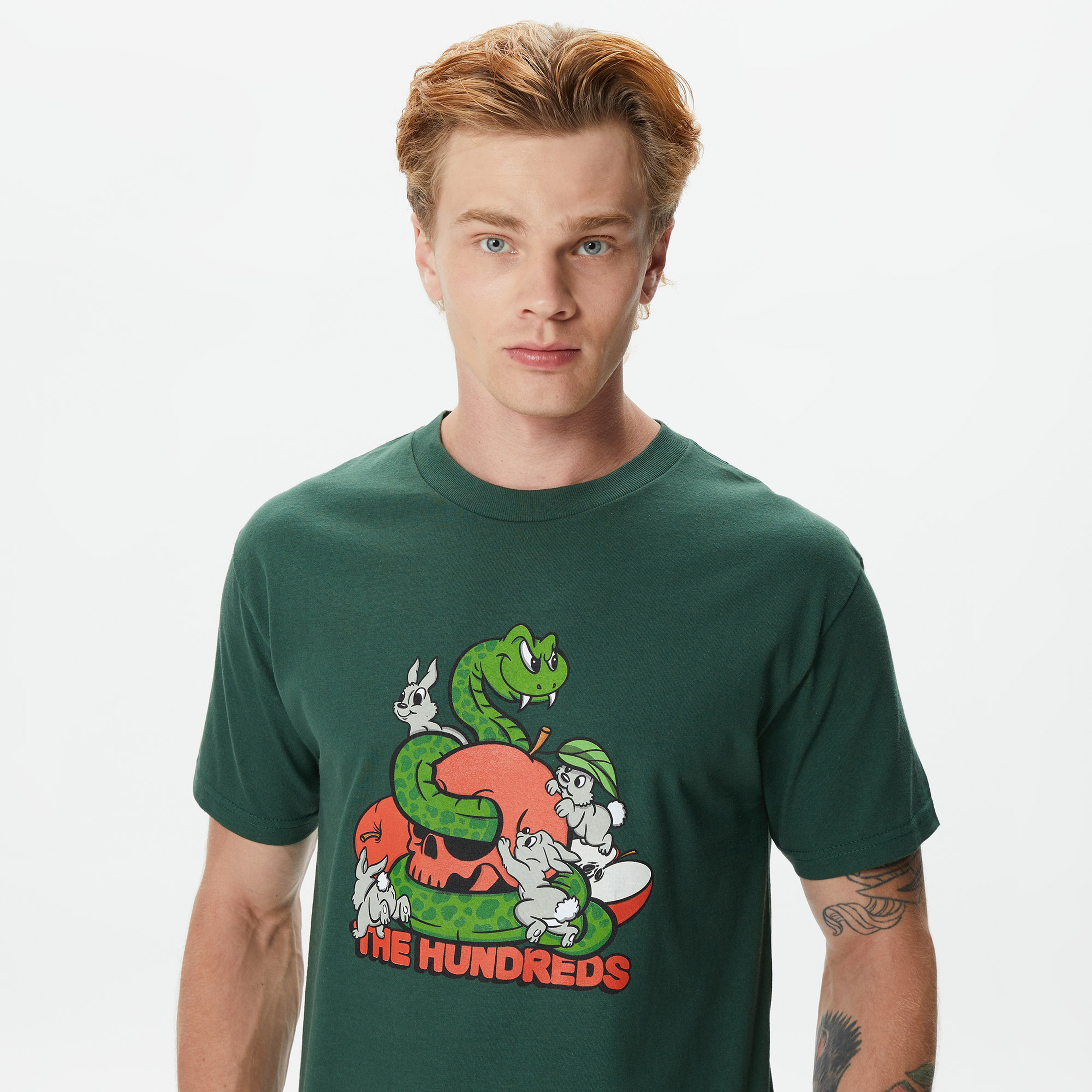 The Hundreds Bad Apples Erkek Yeşil T-Shirt