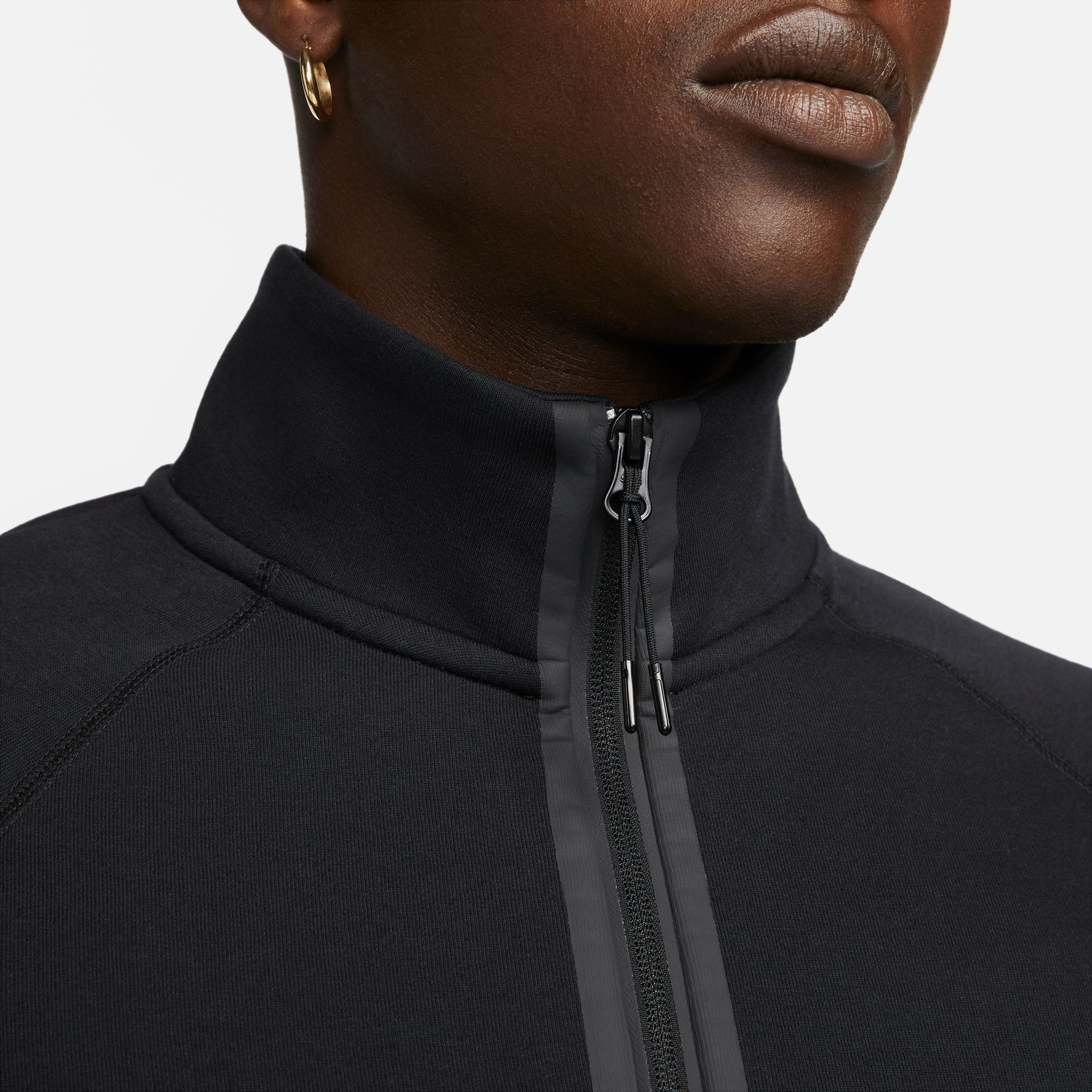 Nike Tech Fleece Top Erkek Siyah Sweatshirt