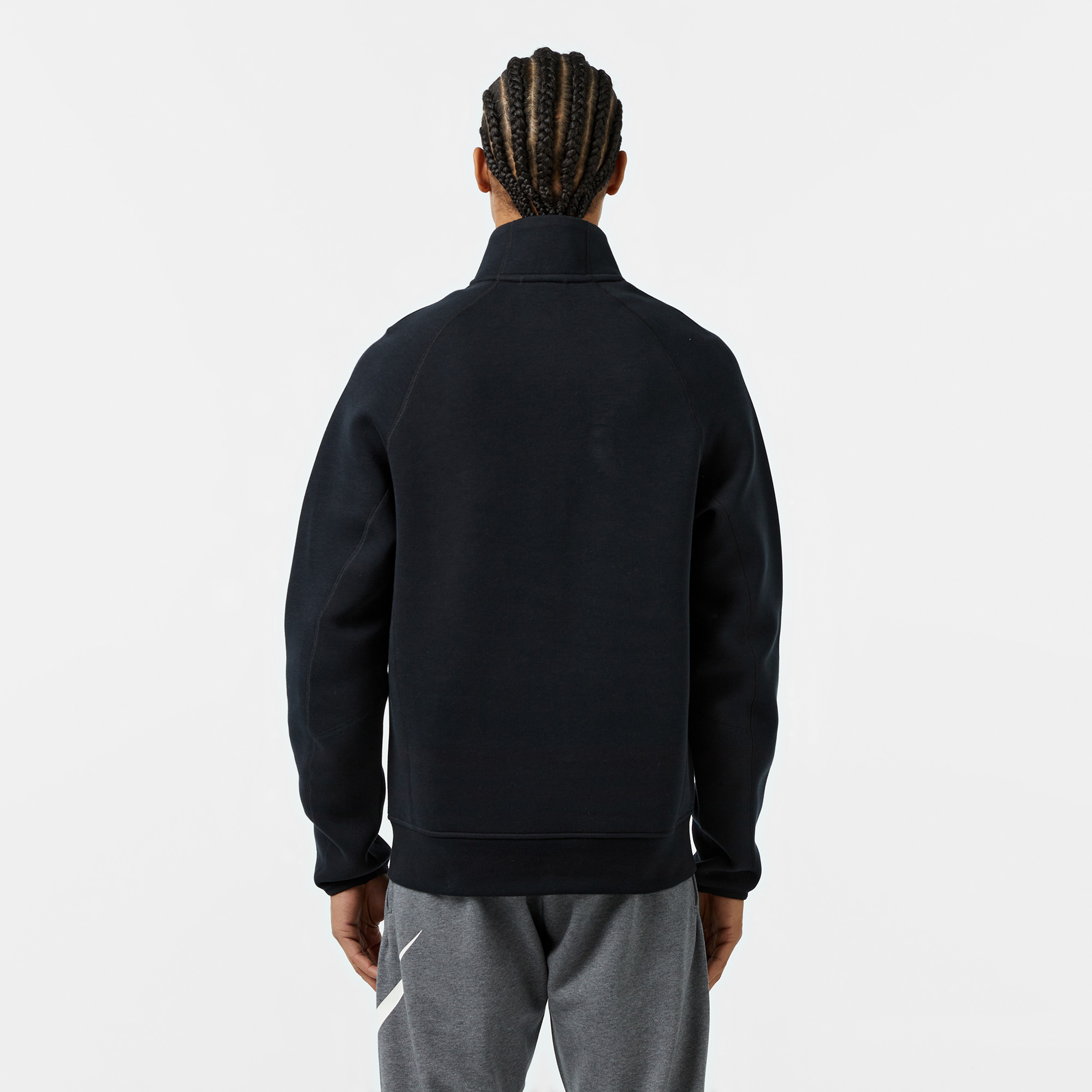 Nike Tech Fleece Top Erkek Siyah Sweatshirt