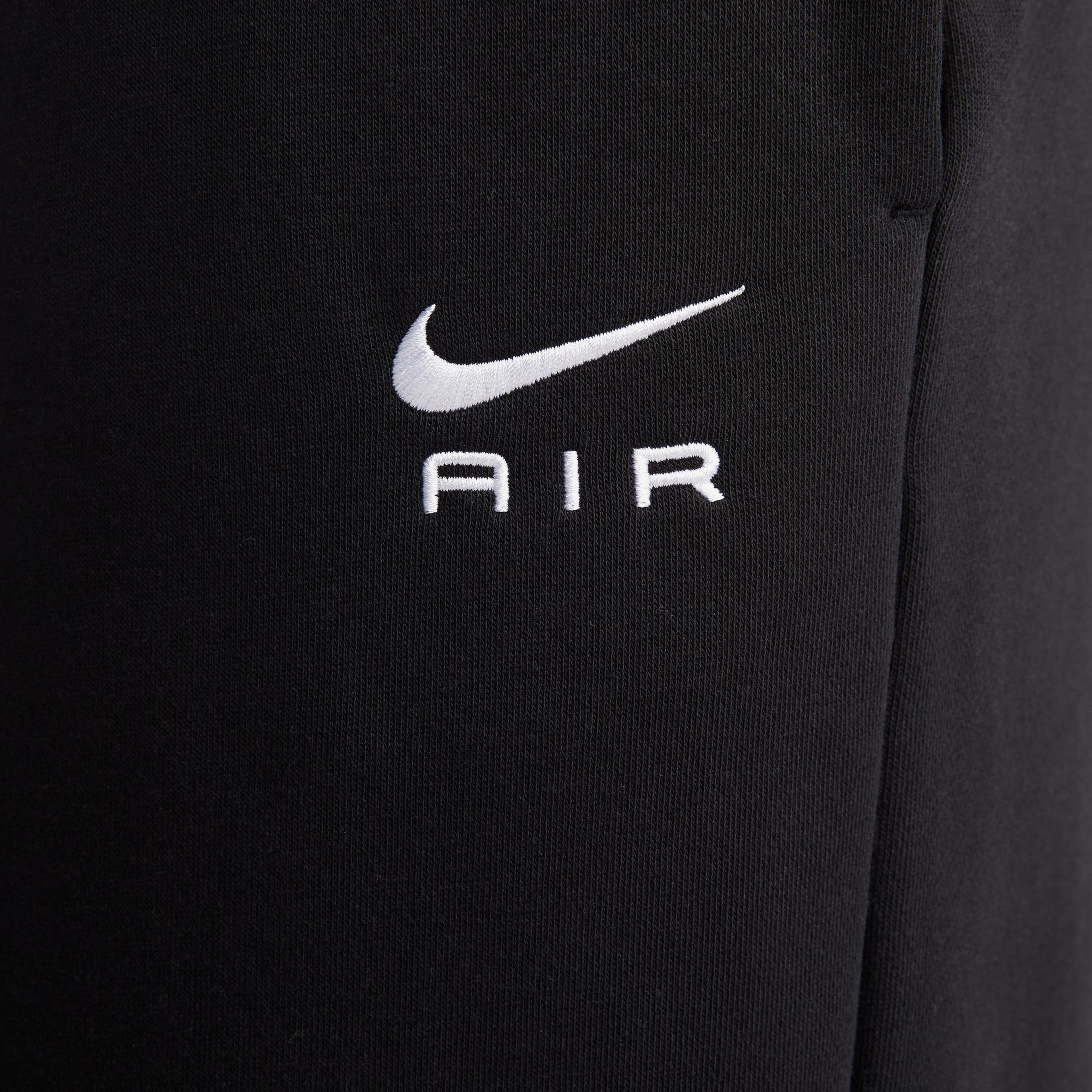 Nike Sportswear Air Fleece Oversize High Rise Kadın Siyah Eşofman Altı