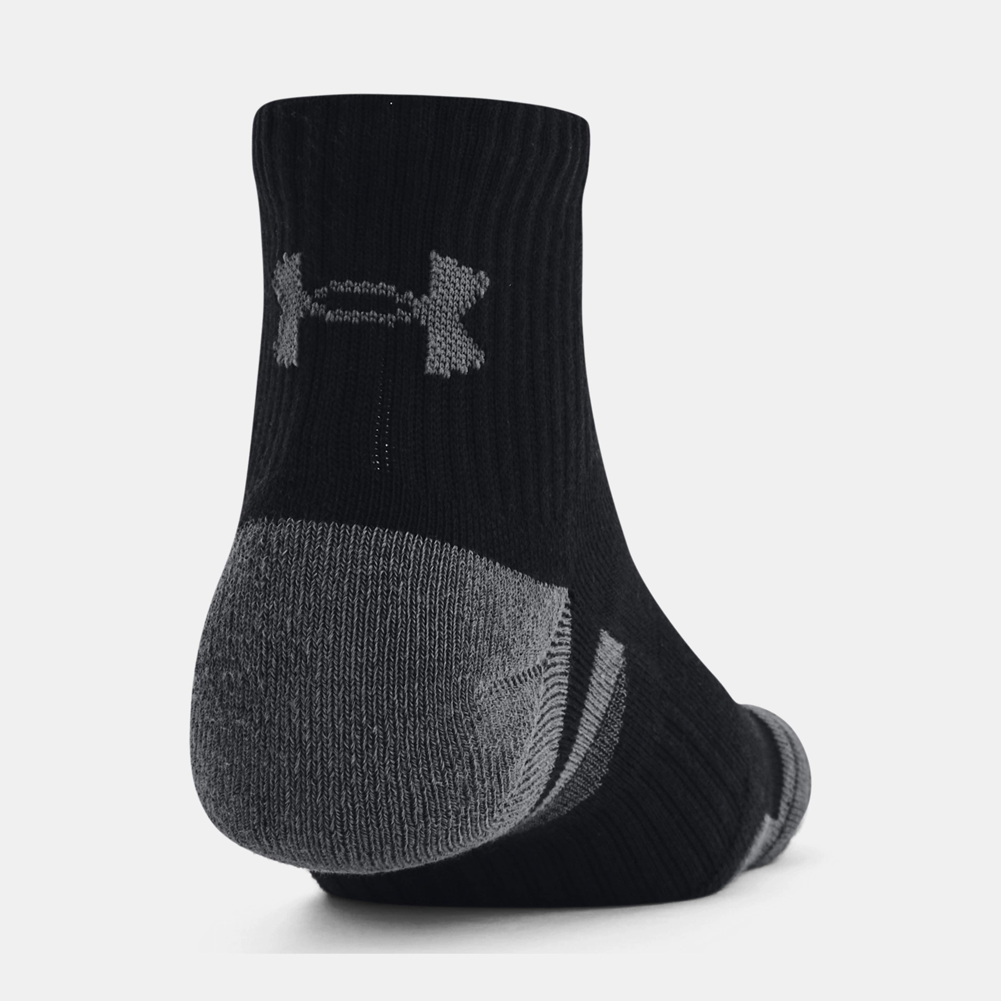 Under Armour Socks-3PK Qtr Unisex Siyah Çorap
