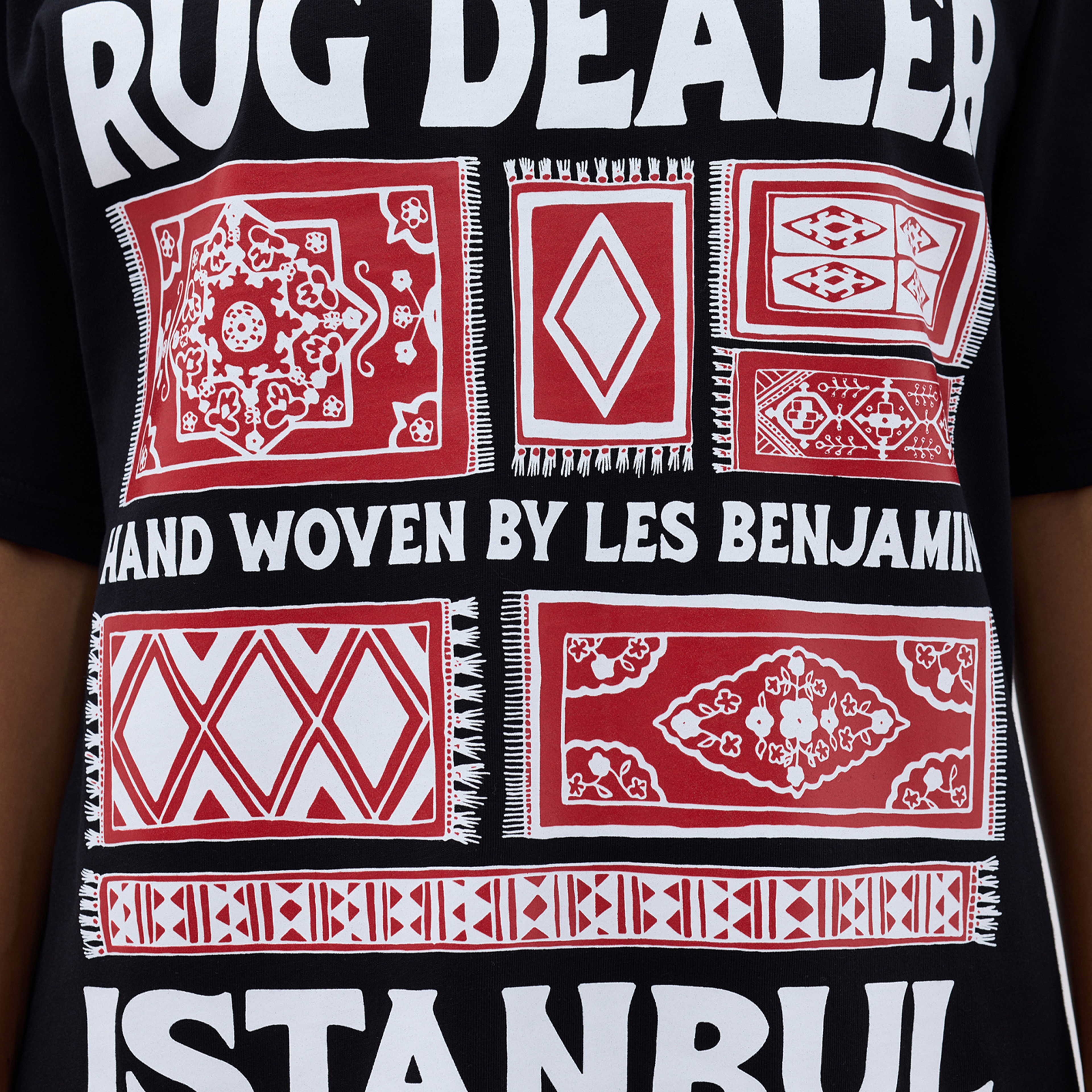 Les Benjamins Market Unisex Siyah T-Shirt