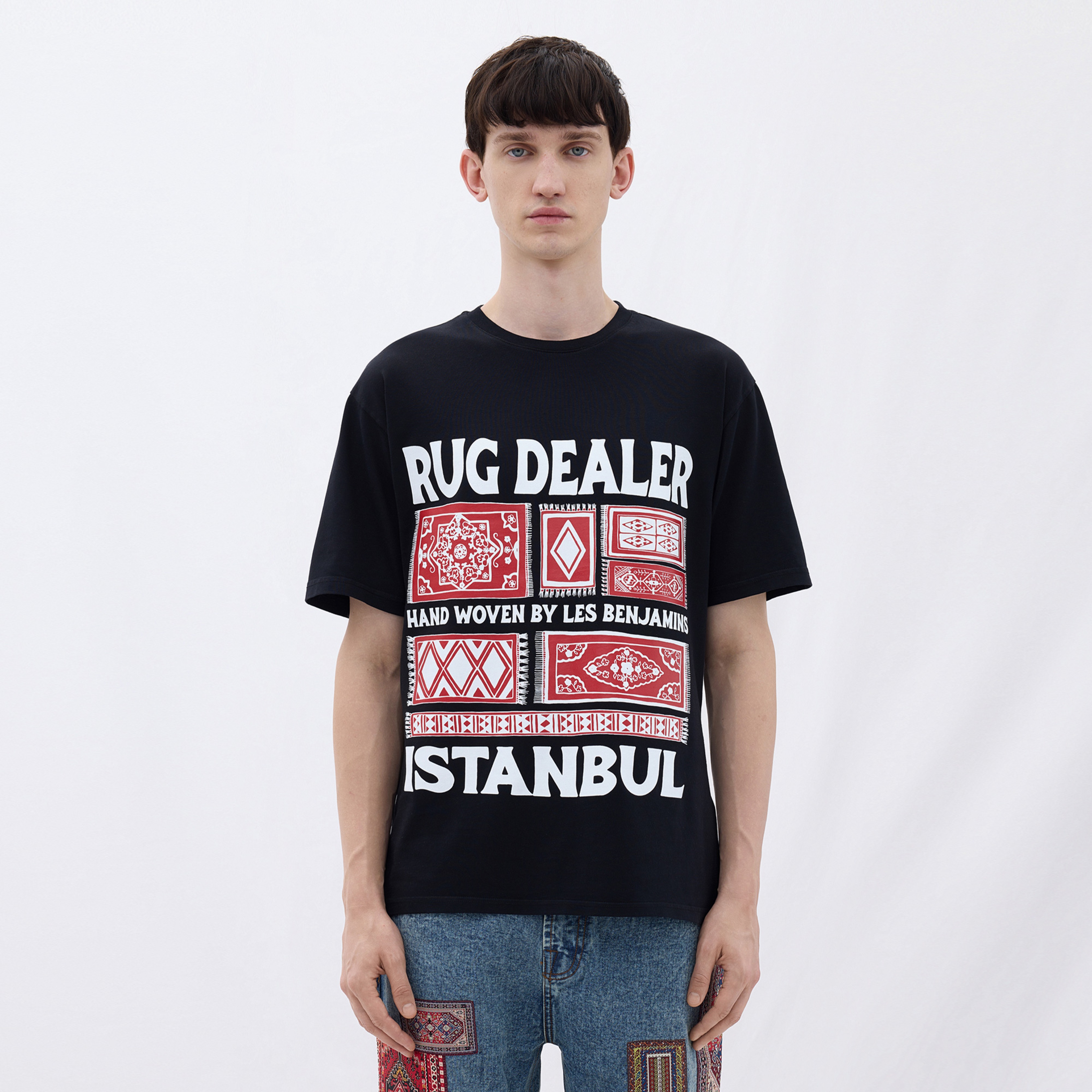 Les Benjamins Market Unisex Siyah T-Shirt