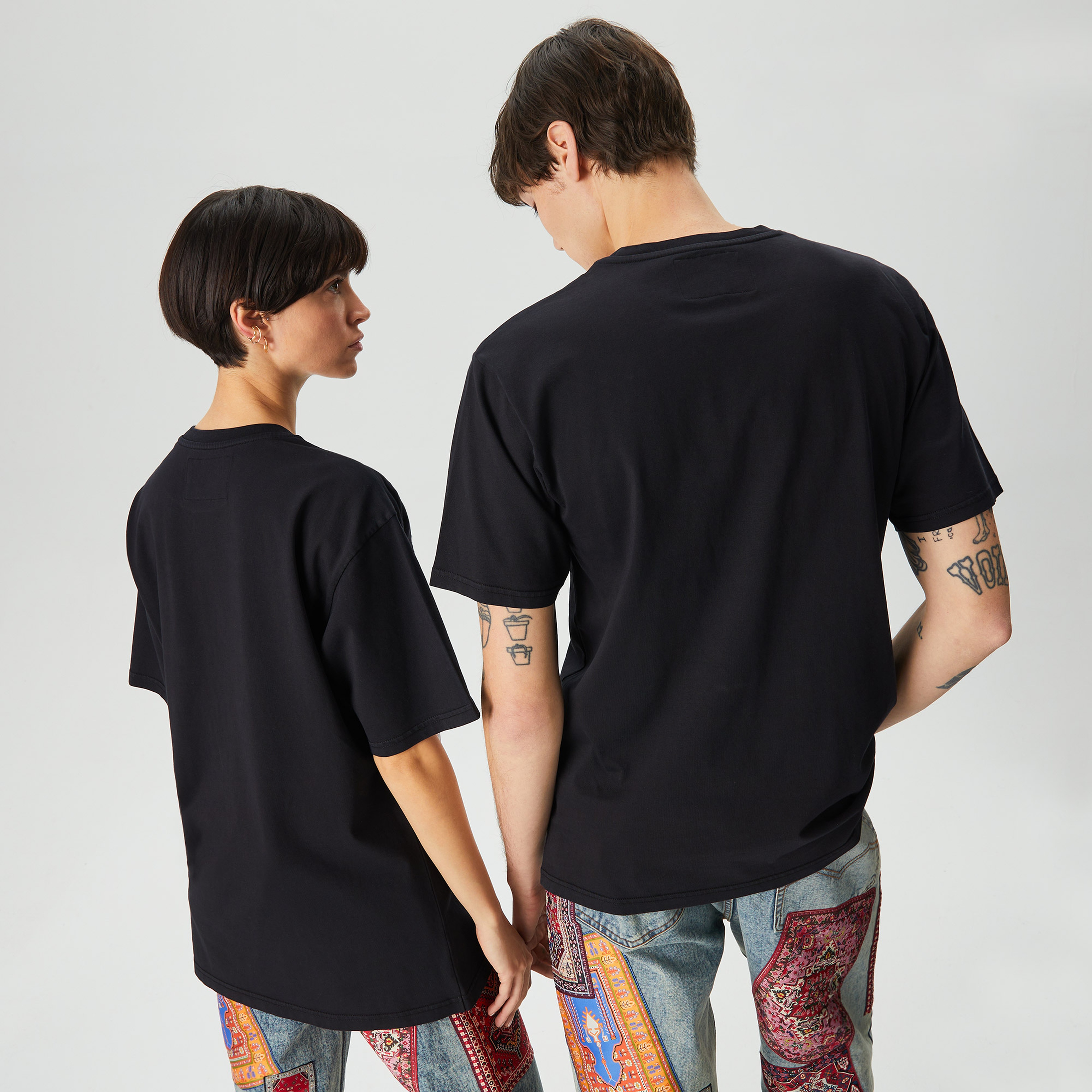 Les Benjamins Market Unisex Siyah T-Shirt