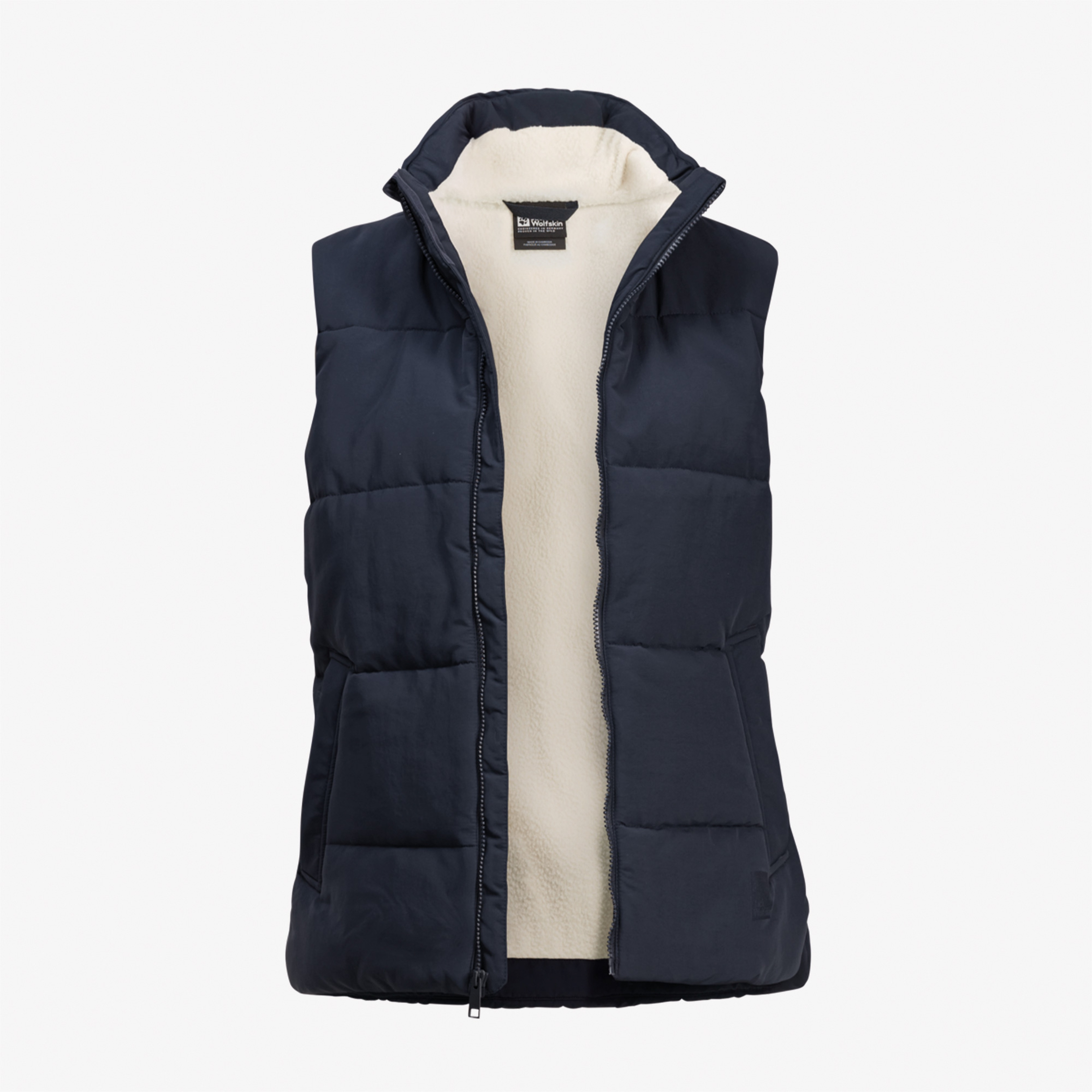 Jack Wolfskin White Frost Vest Kadın Mavi Yelek