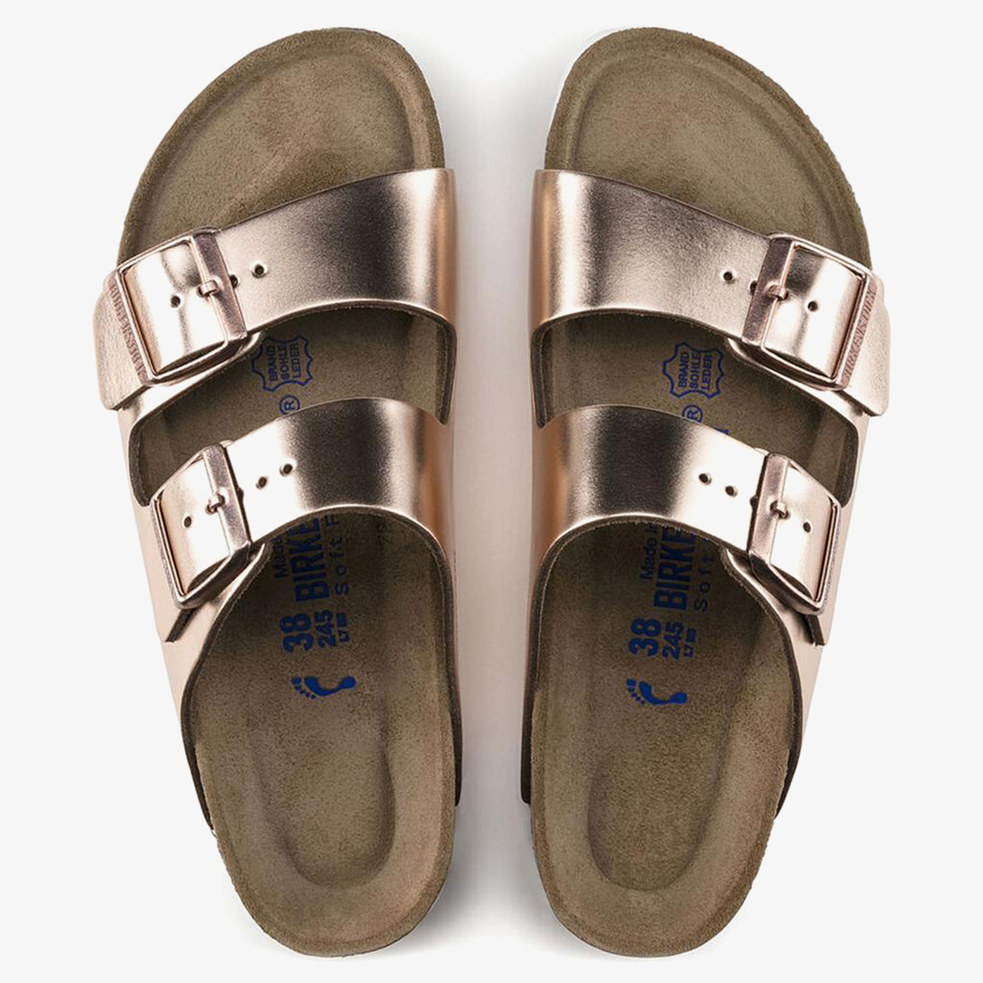Birkenstock Arizona Kadın Metalik Bakır Terlik