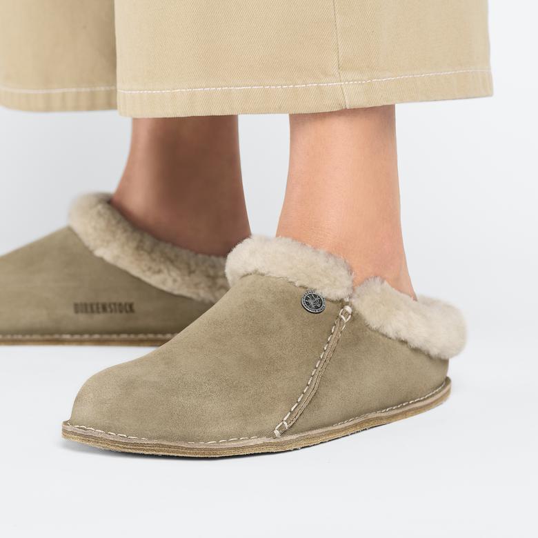 Birkenstock Zermatt Premium Kadın Bej Terlik