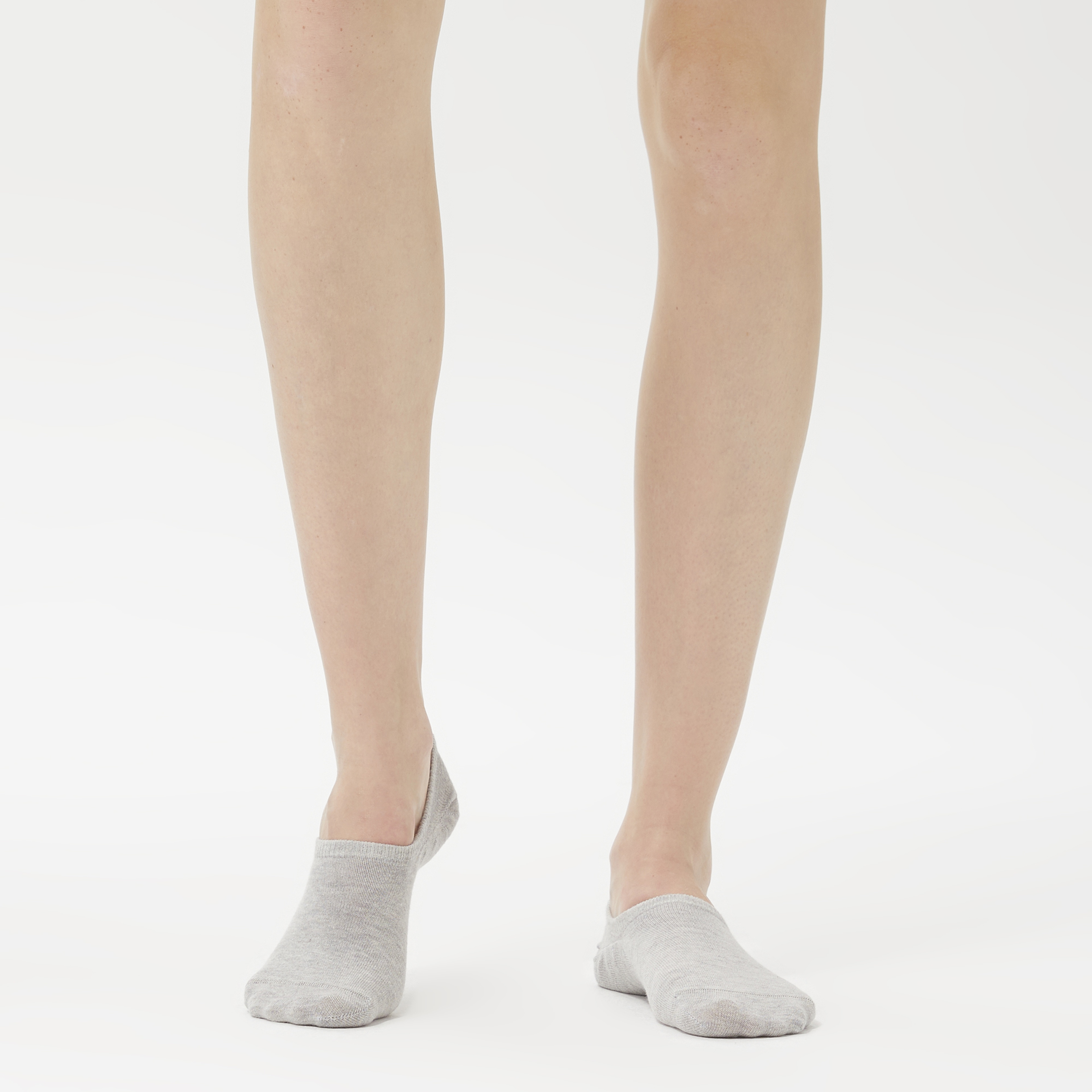 UNITED4 Kadın Beyaz/Siyah/Gri 3'lü Çorap