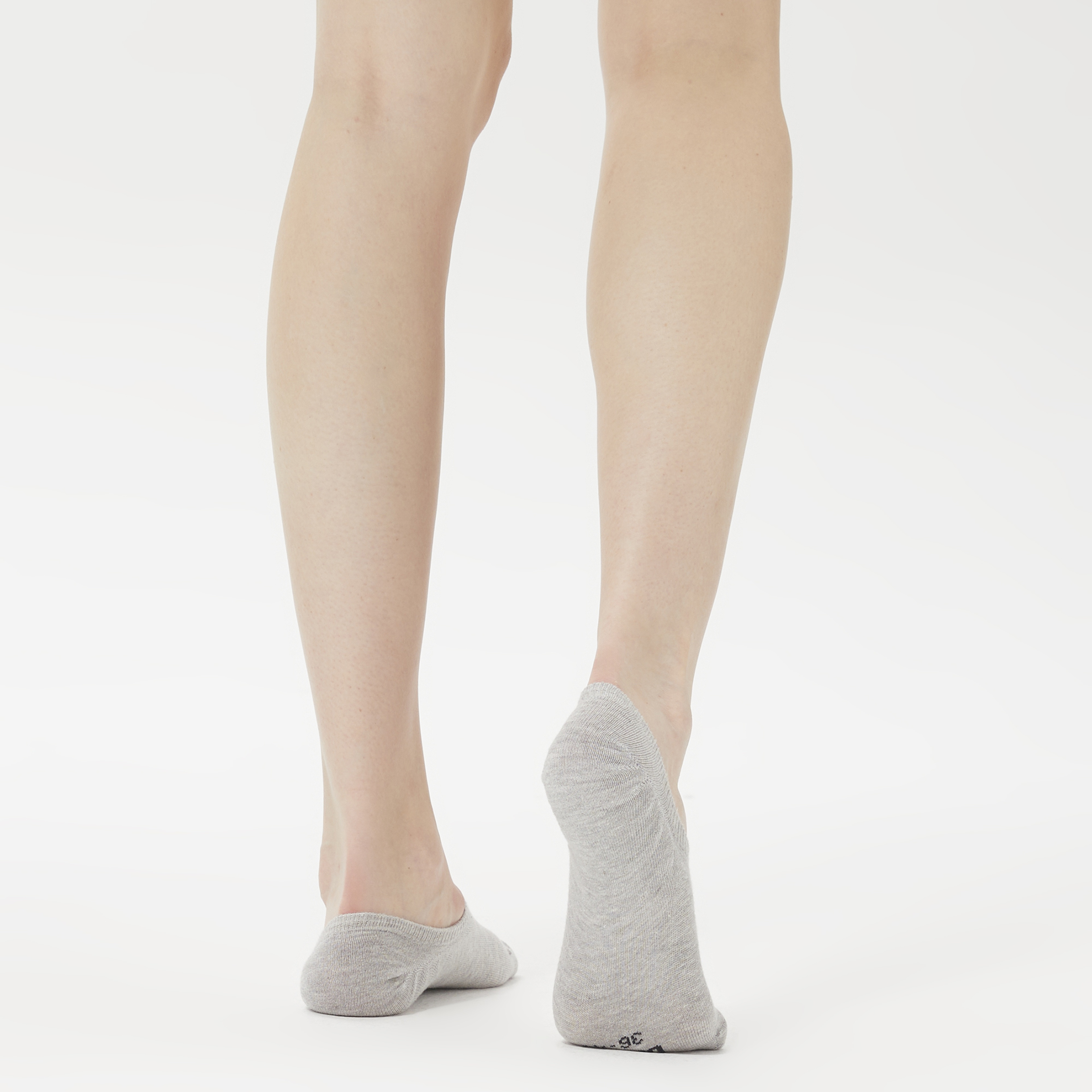 UNITED4 Kadın Beyaz/Siyah/Gri 3'lü Çorap