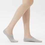 UNITED4 Kadın Beyaz/Siyah/Gri 3'lü Çorap