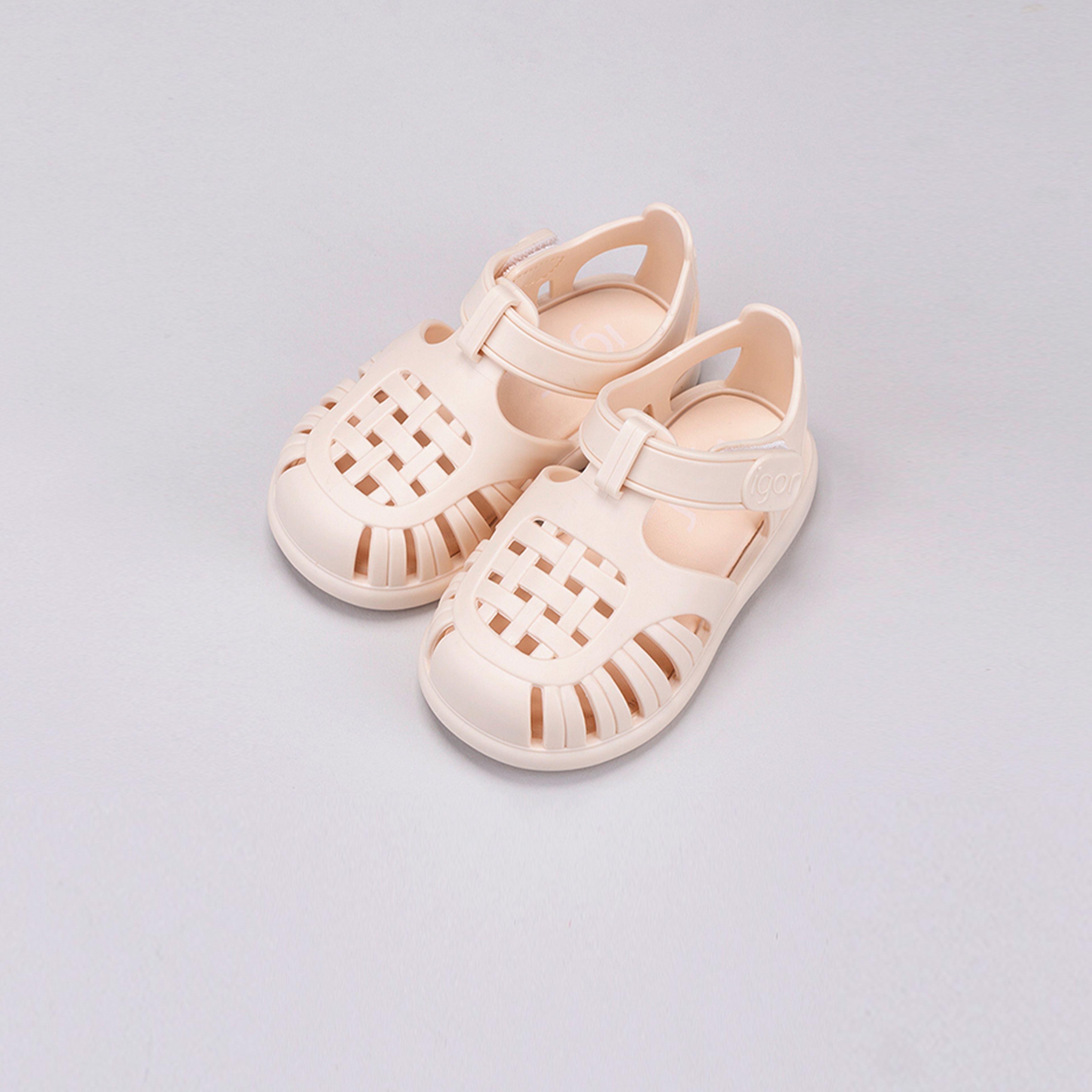 Igor Tobby Solid Bebek Krem Sandalet